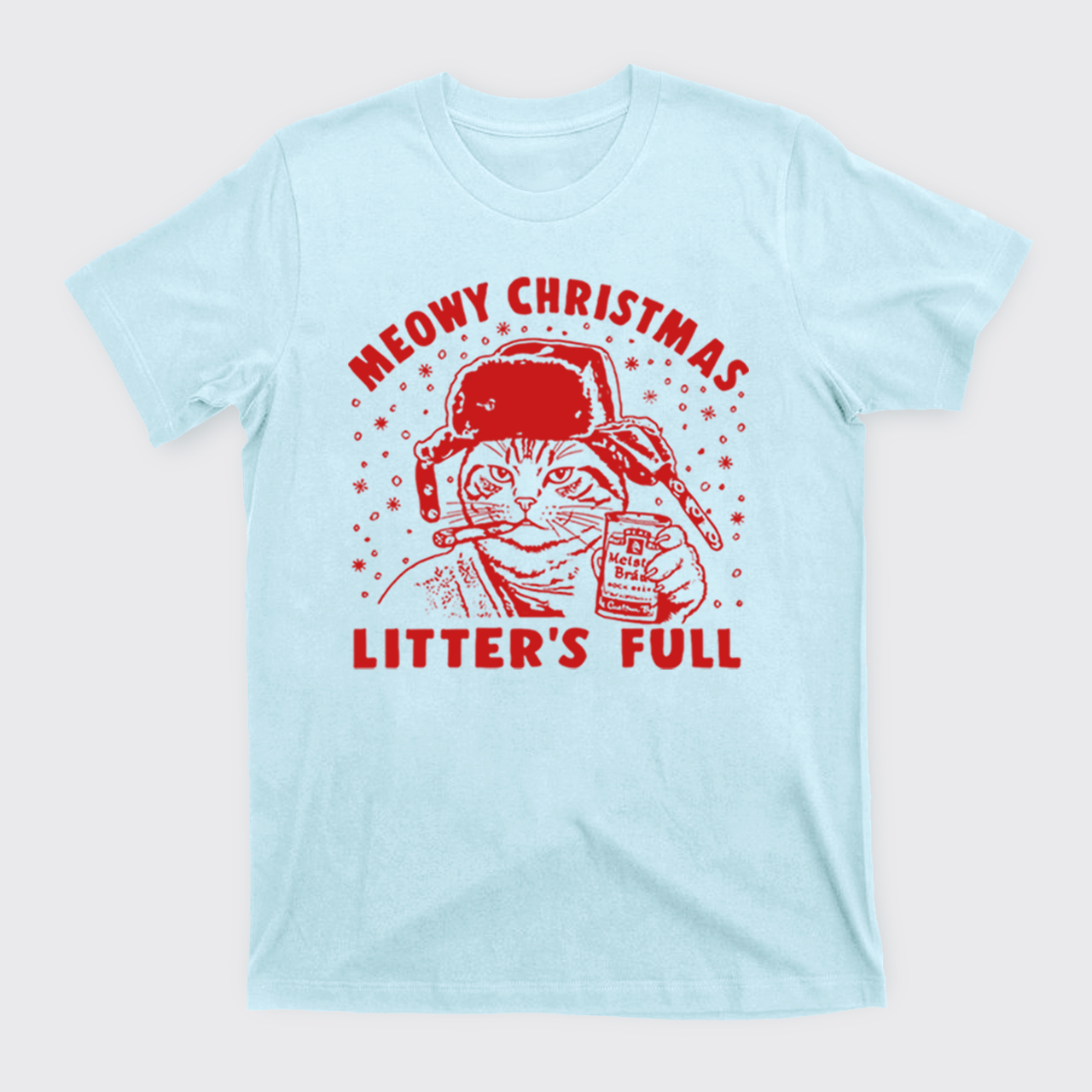 Meowy Christmas Litter's Full T-Shirts