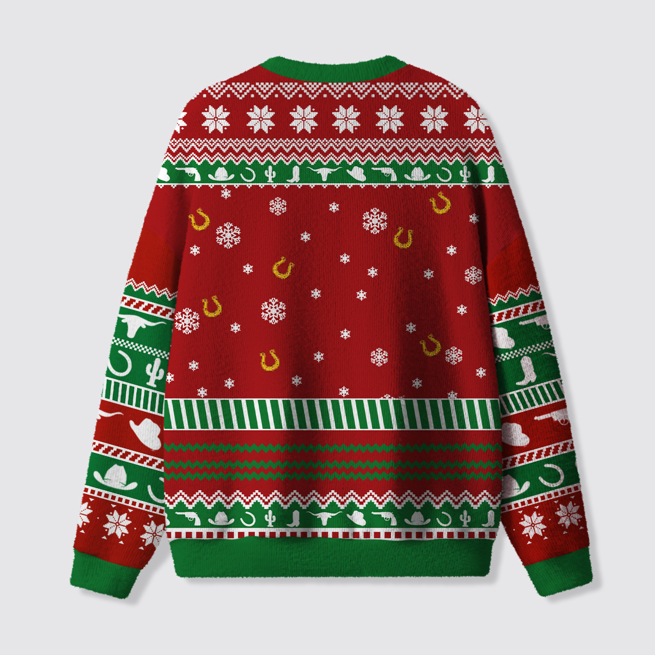 Giddy Up Jingle Horse Ugly Knit Sweatshirt