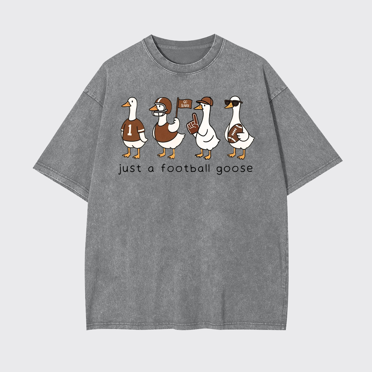 Silly Goose Football Garment-dye Tees