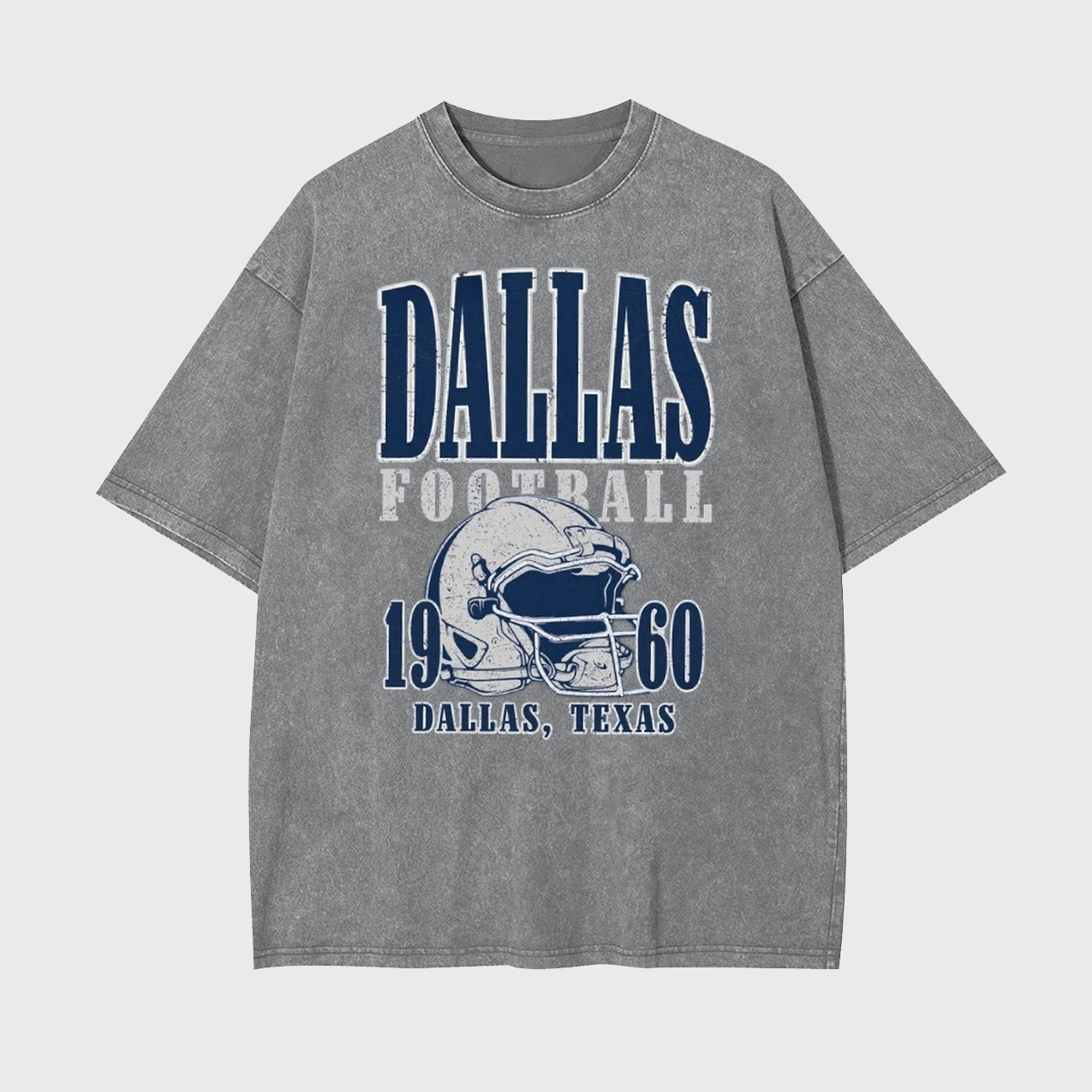 Football Vintage Style Garment-dye Tees