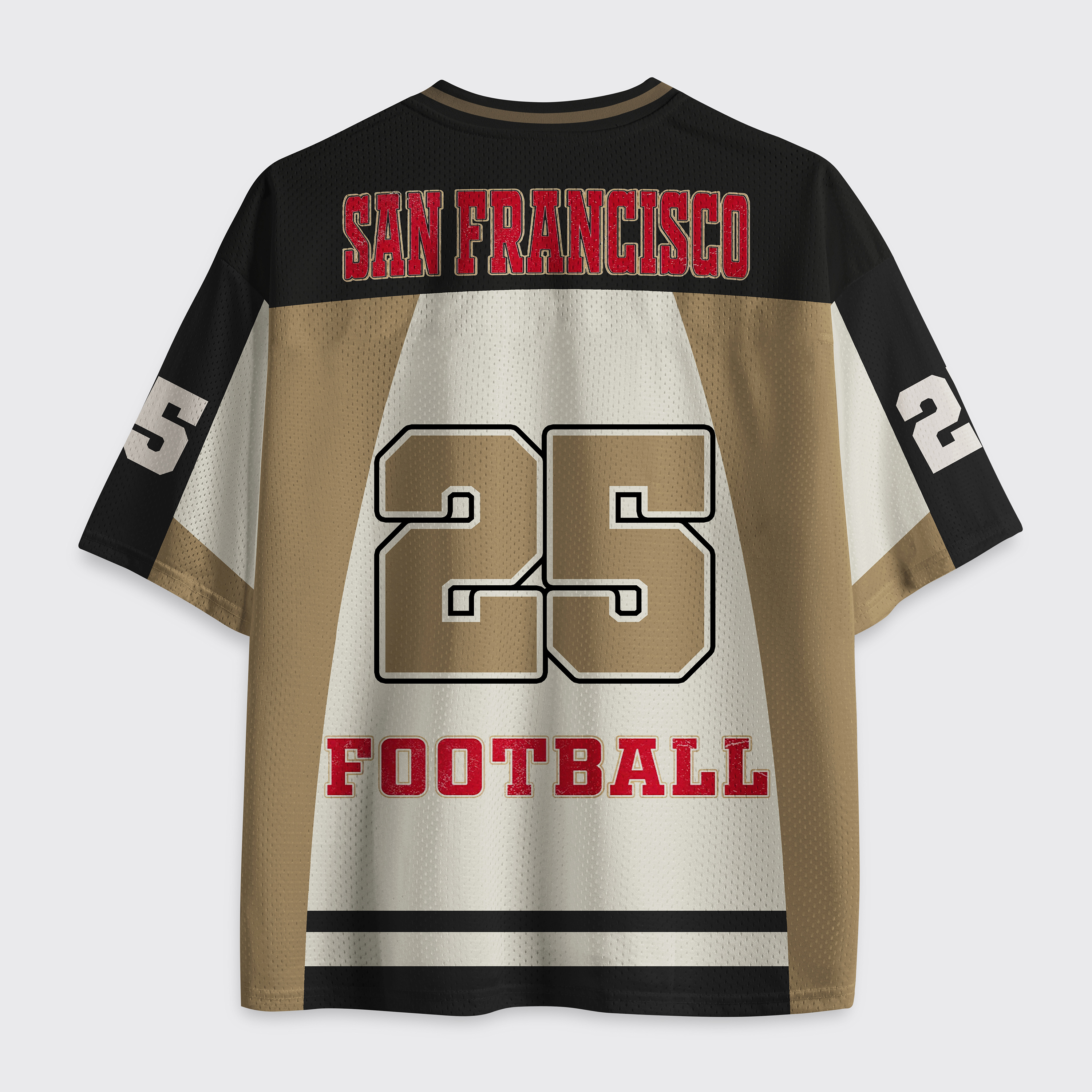 Personalized Football Vintage Mesh Jersey