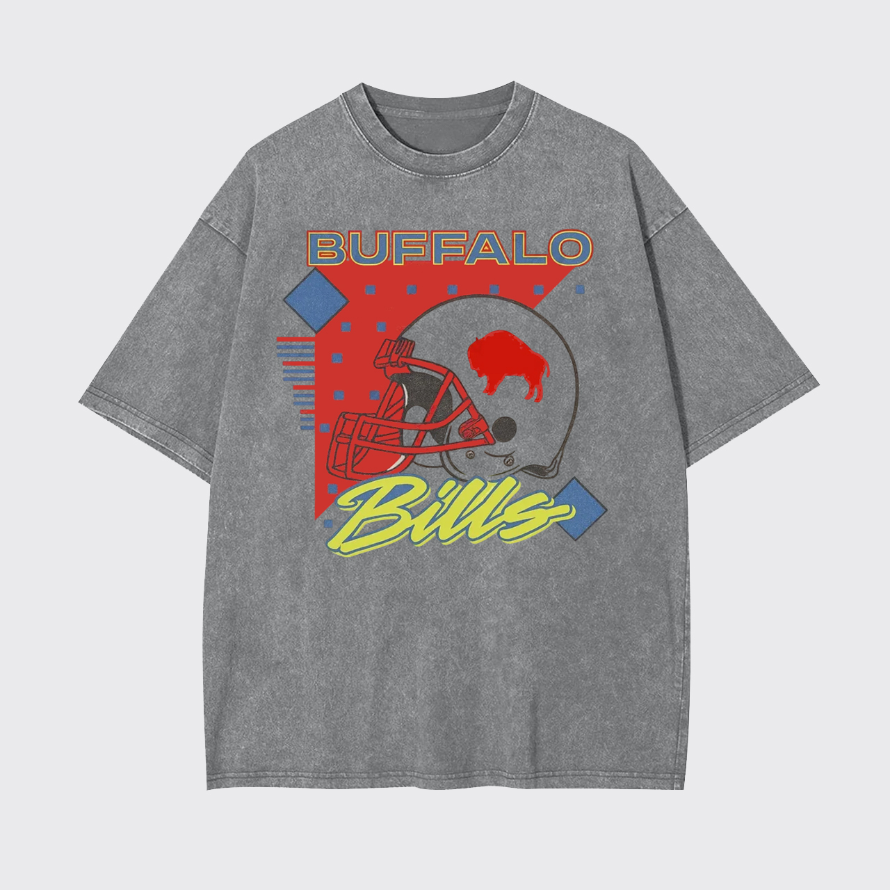 90s Retro Vintage Style Football Garment-dye Tees