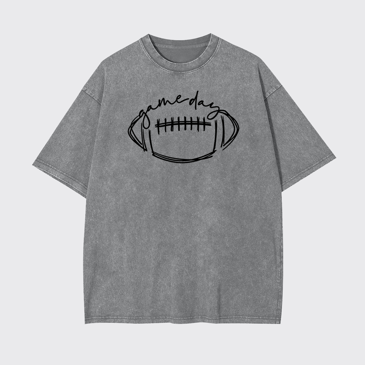 Game Day Vibes Football Garment-dye Tees