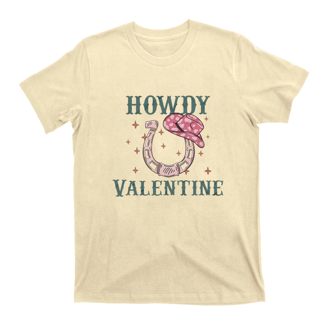 Howdy Valentines Fallen Horseshoe T-Shirts