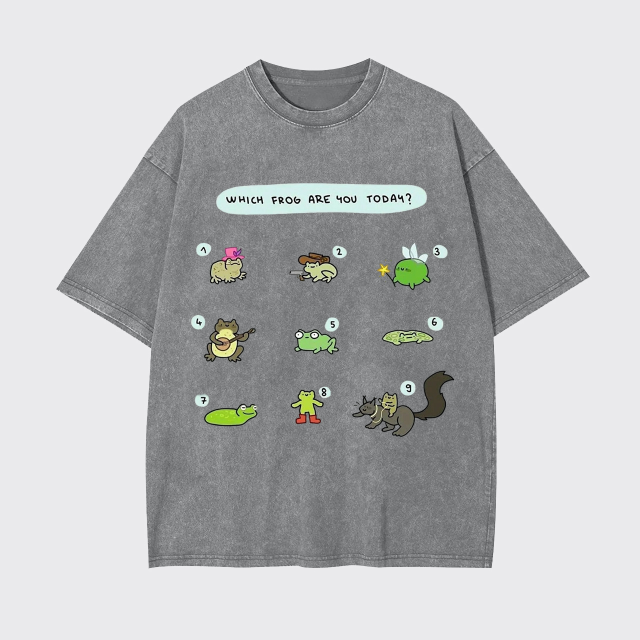 Which Frog Are You Today Garment-dye Tees