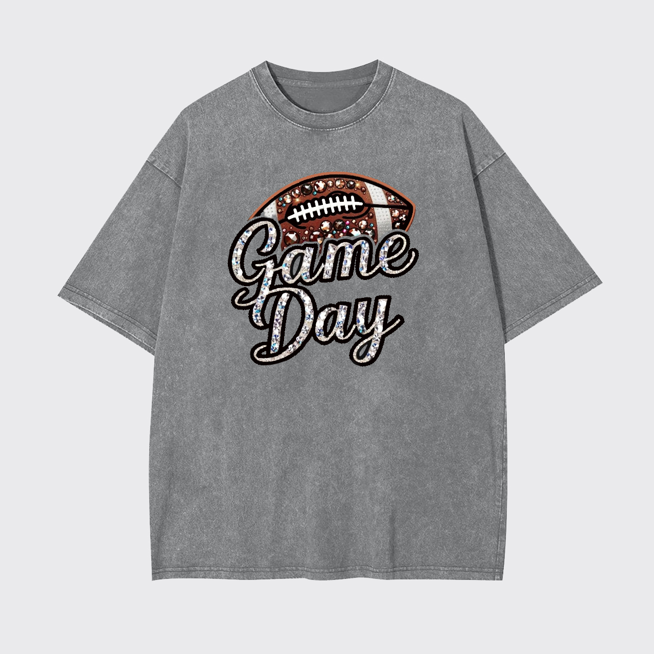 Game Day Trendy Football Garment-dye Tees