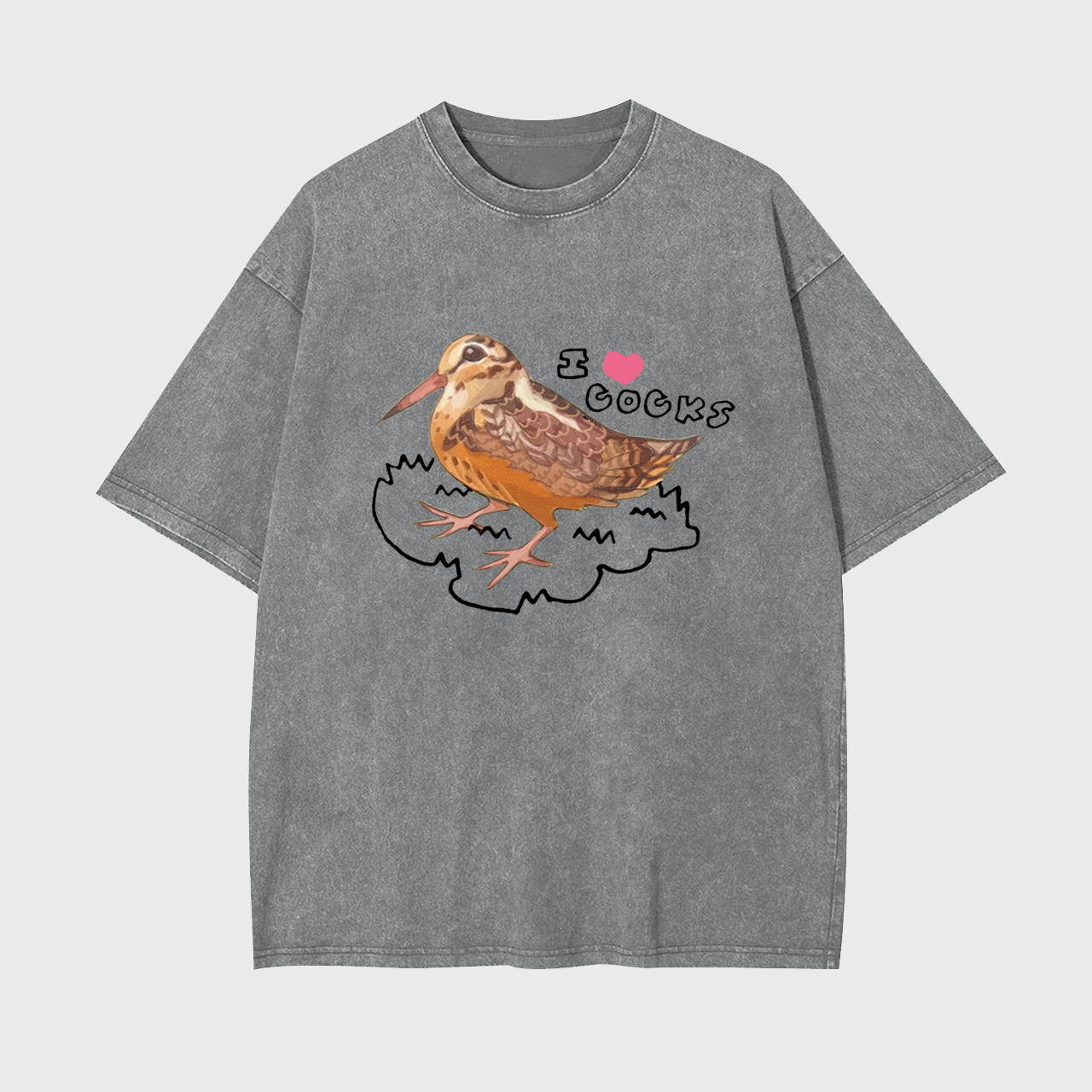 I Love Woodcocks Garment-dye Tees