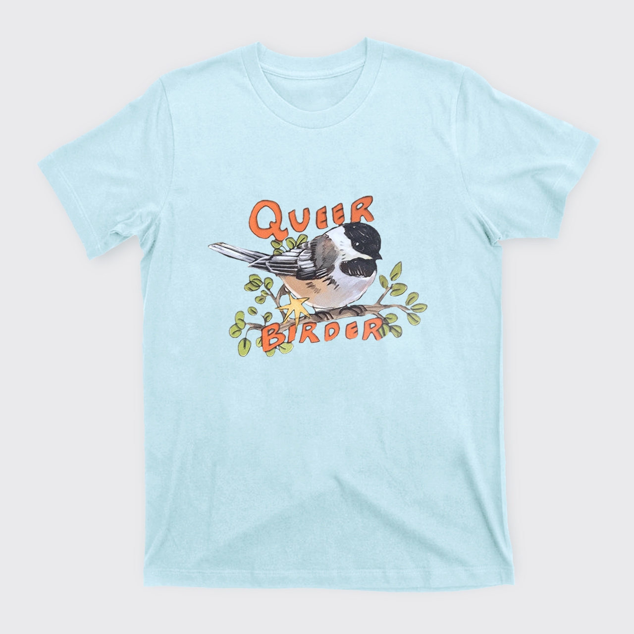 Queer Birder Chickadee T-Shirts