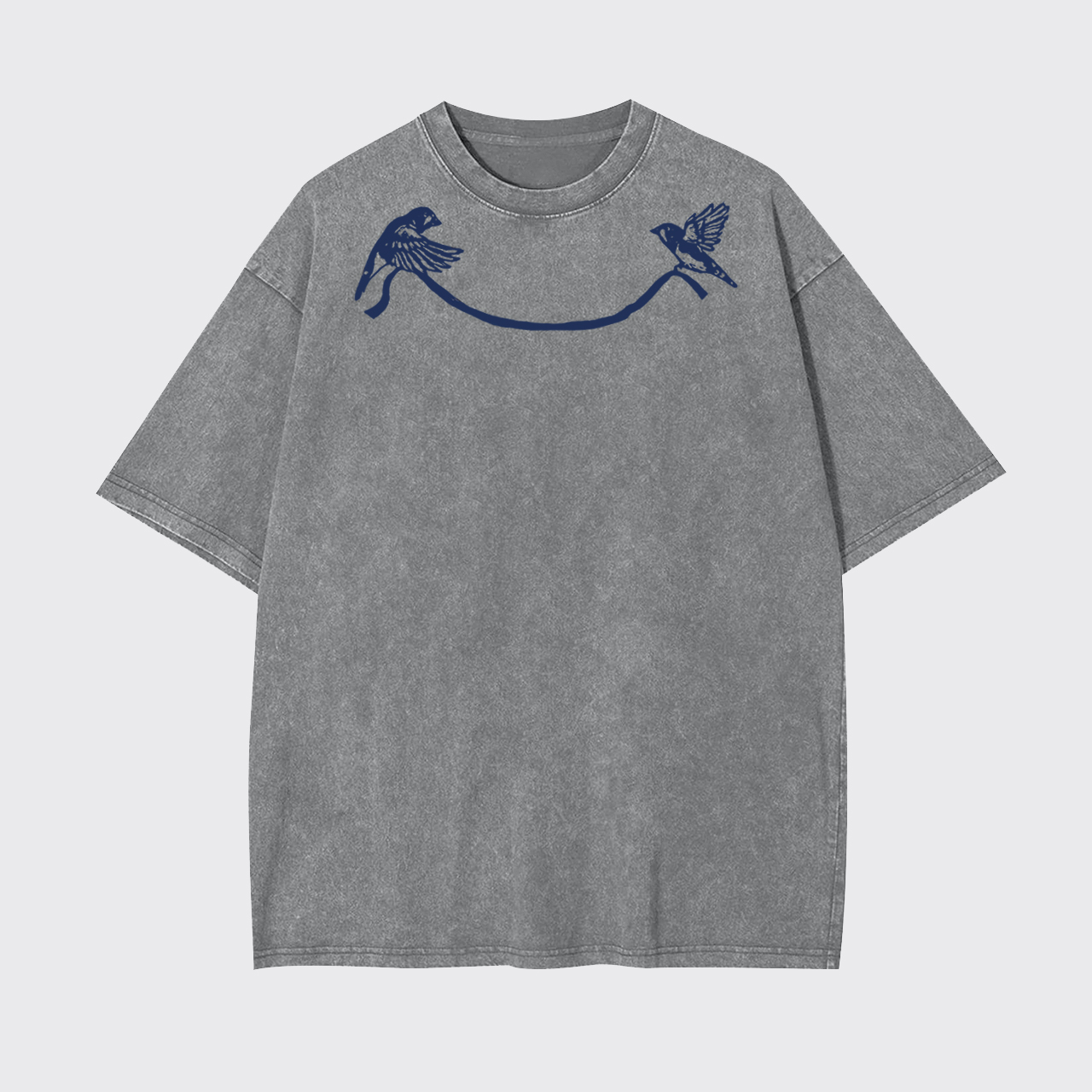 Twin Birds Garment-dye Tees