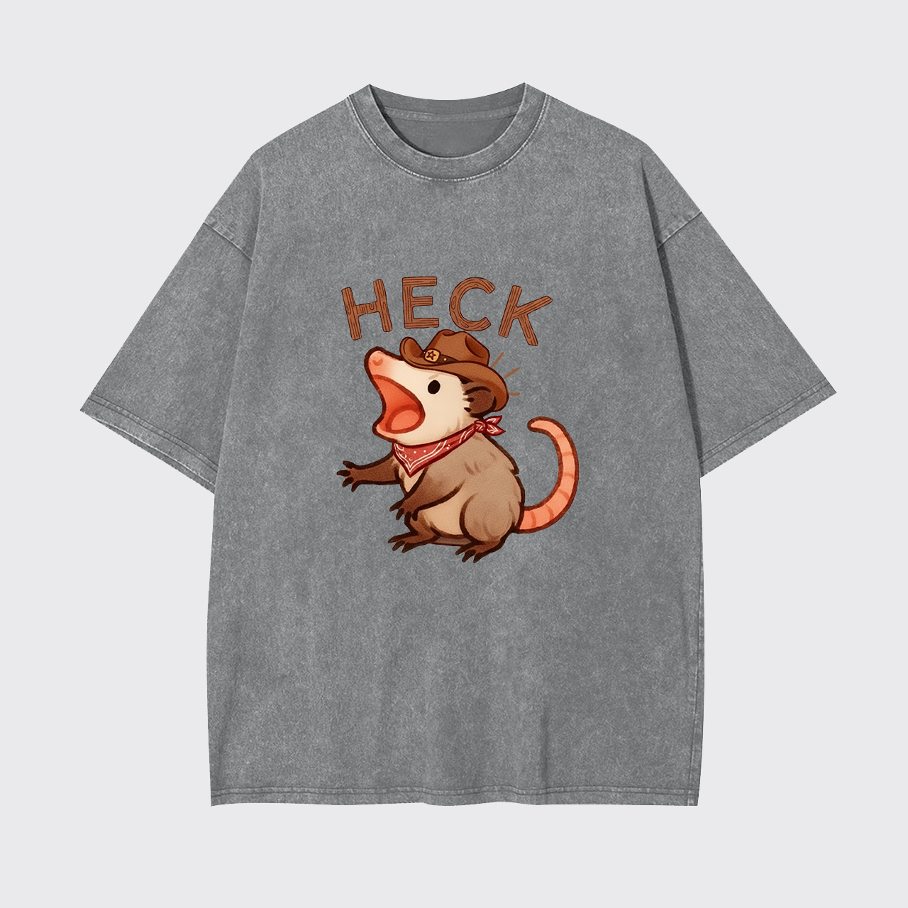 Funny Heck Possum Garment-dye Tees