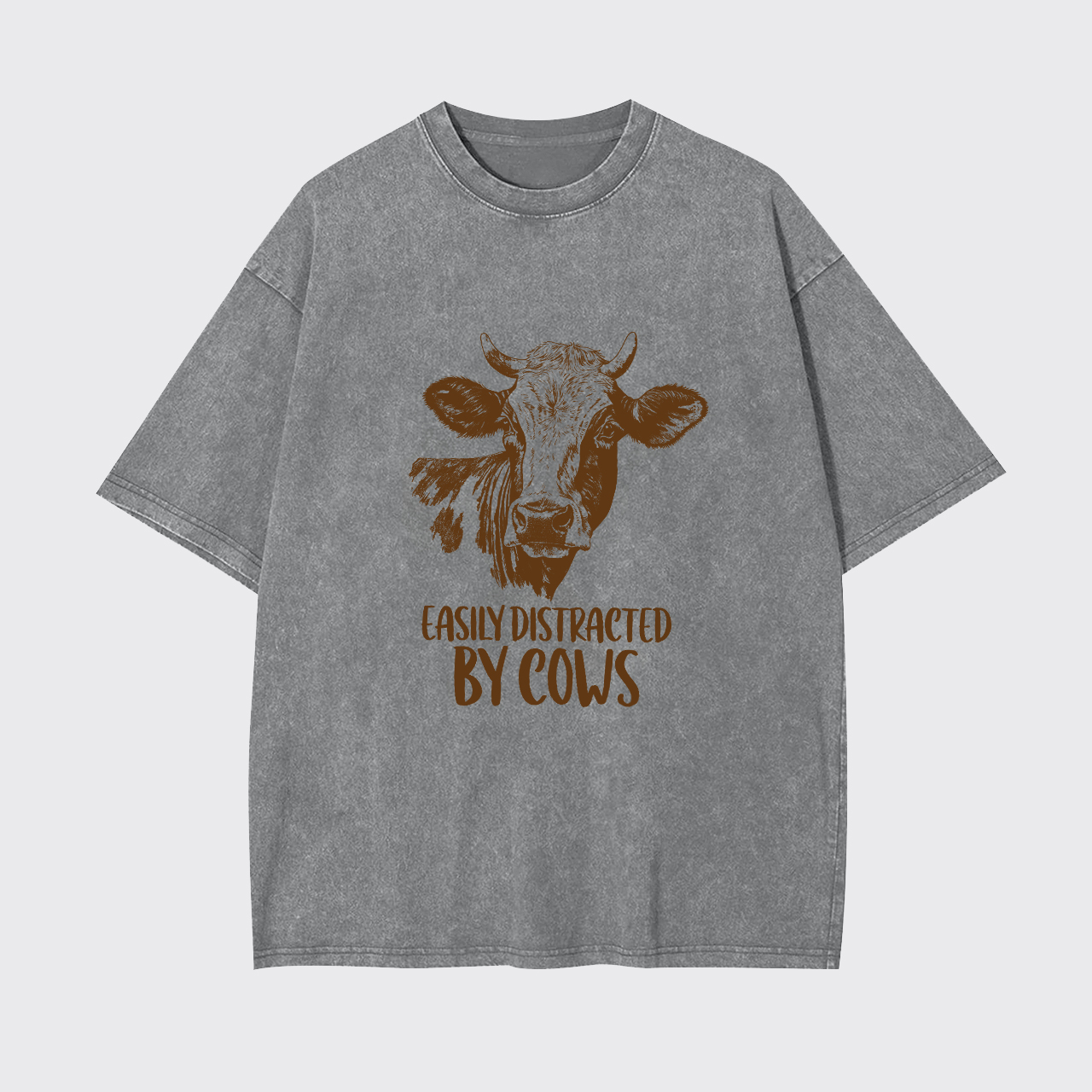 Easily Distracted By Cows Garment-dye Tees