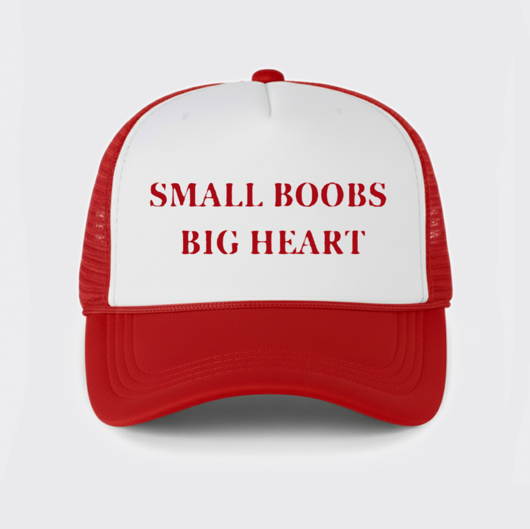 Small Boobs Big Heart Trucker Hat