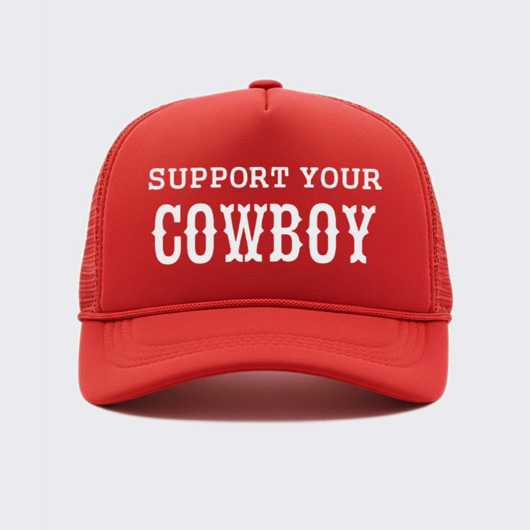 Support Your Cowboy Trucker Hat