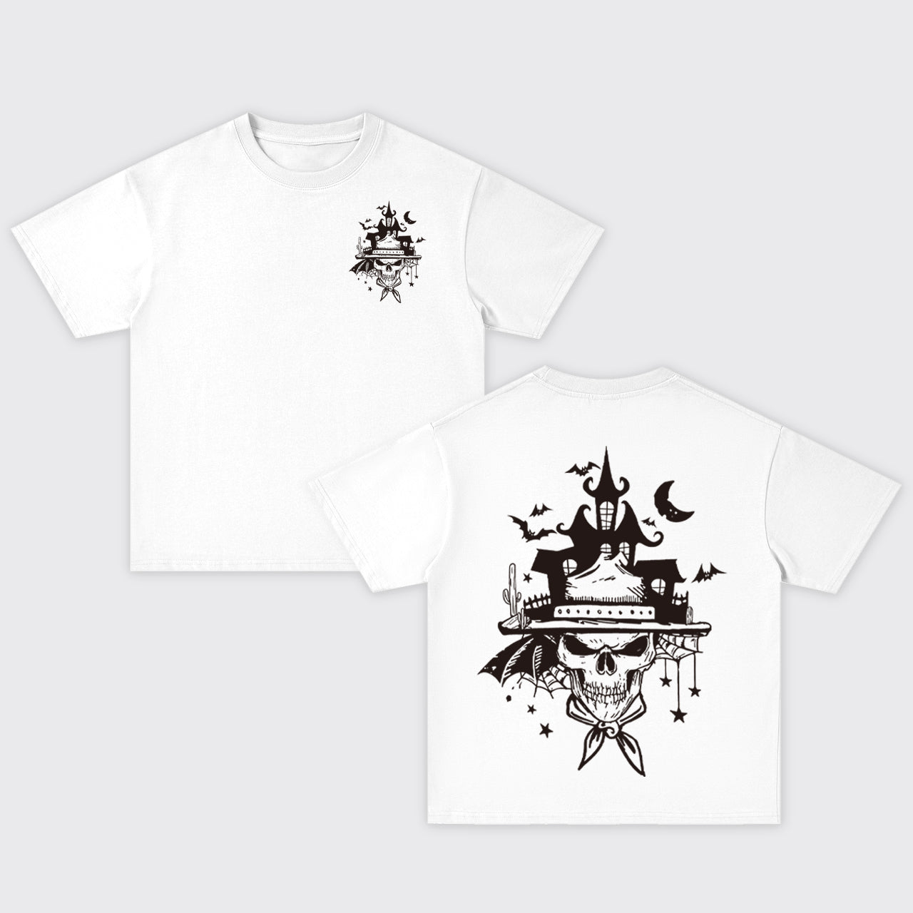 Cowboy Skull Magic Oversize T-Shirts