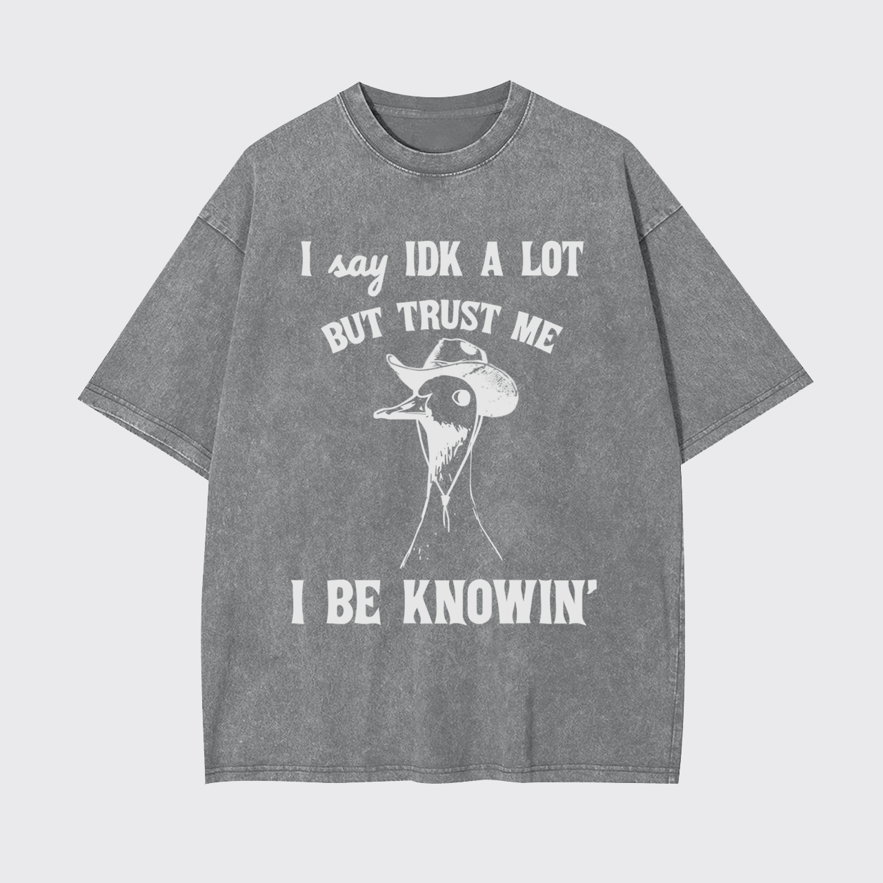Sarcastic Sayings-But Trust Me I Be Knowin' Garment-dye Tees