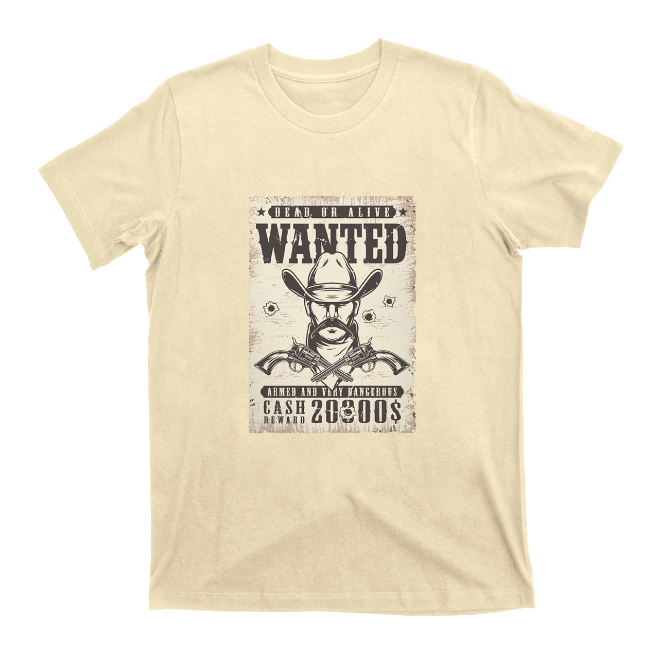 Vintage Wanted Wild West Poster T-Shirts