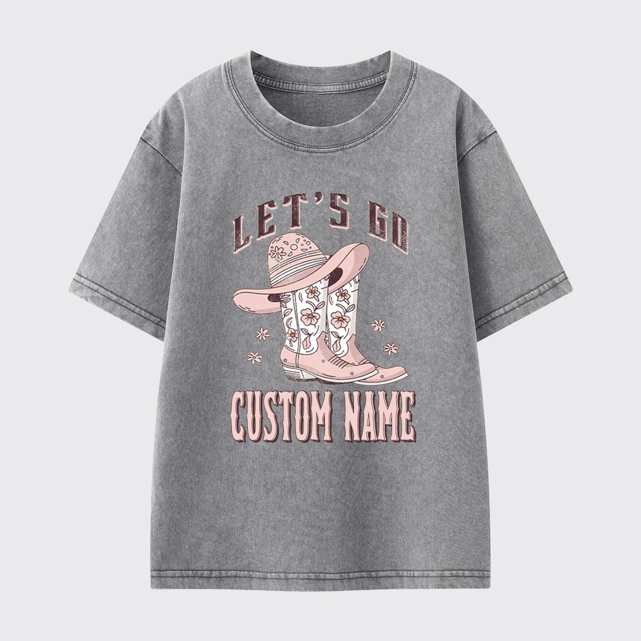 Personalized Let's Go Washed Toddler T-shirt