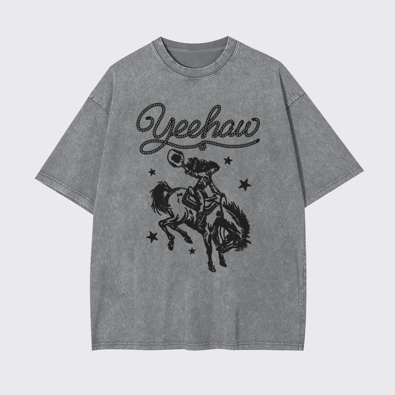 Yeehaw Cowgirl Garment-dye Tees