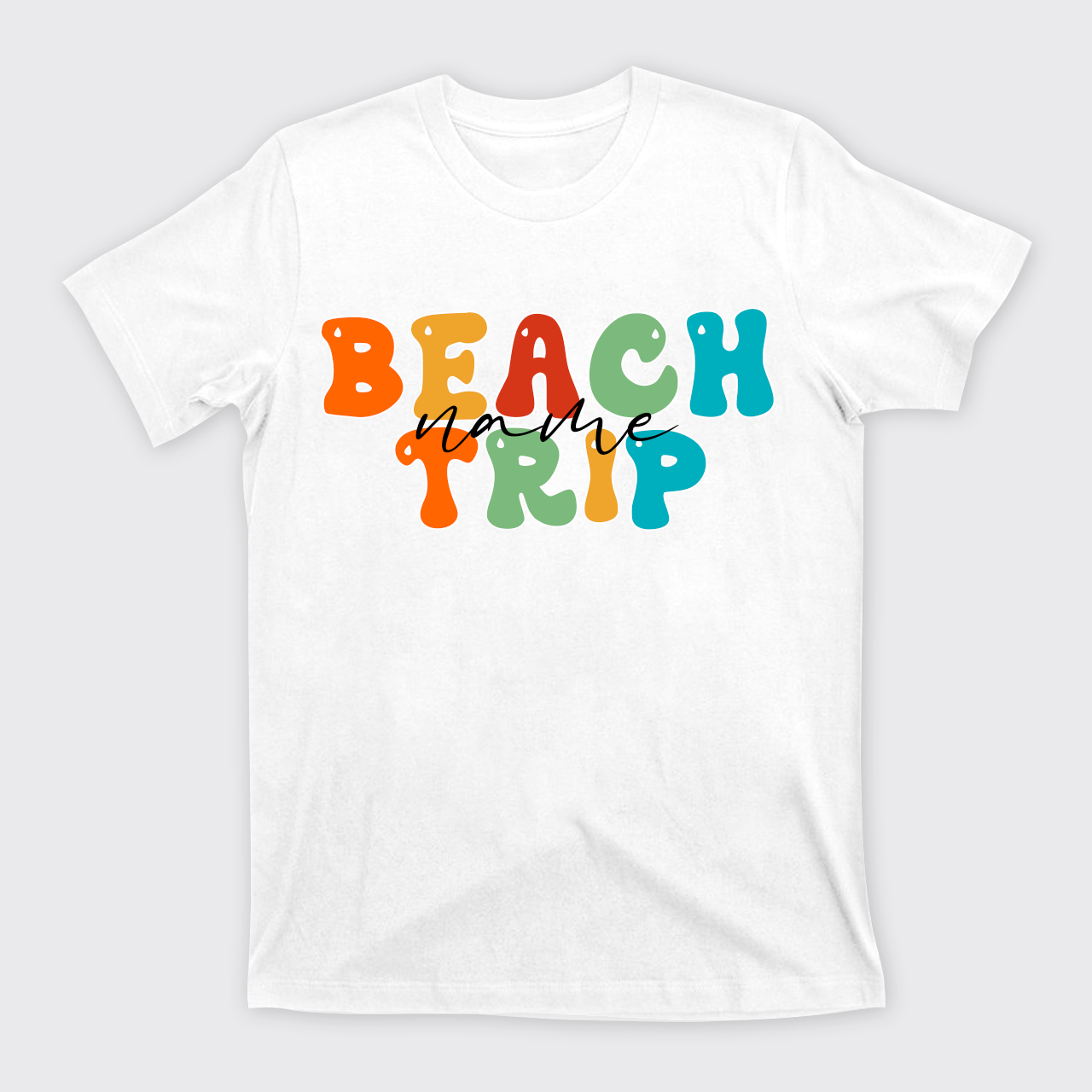Personalized Name Beach Trip T-Shirts