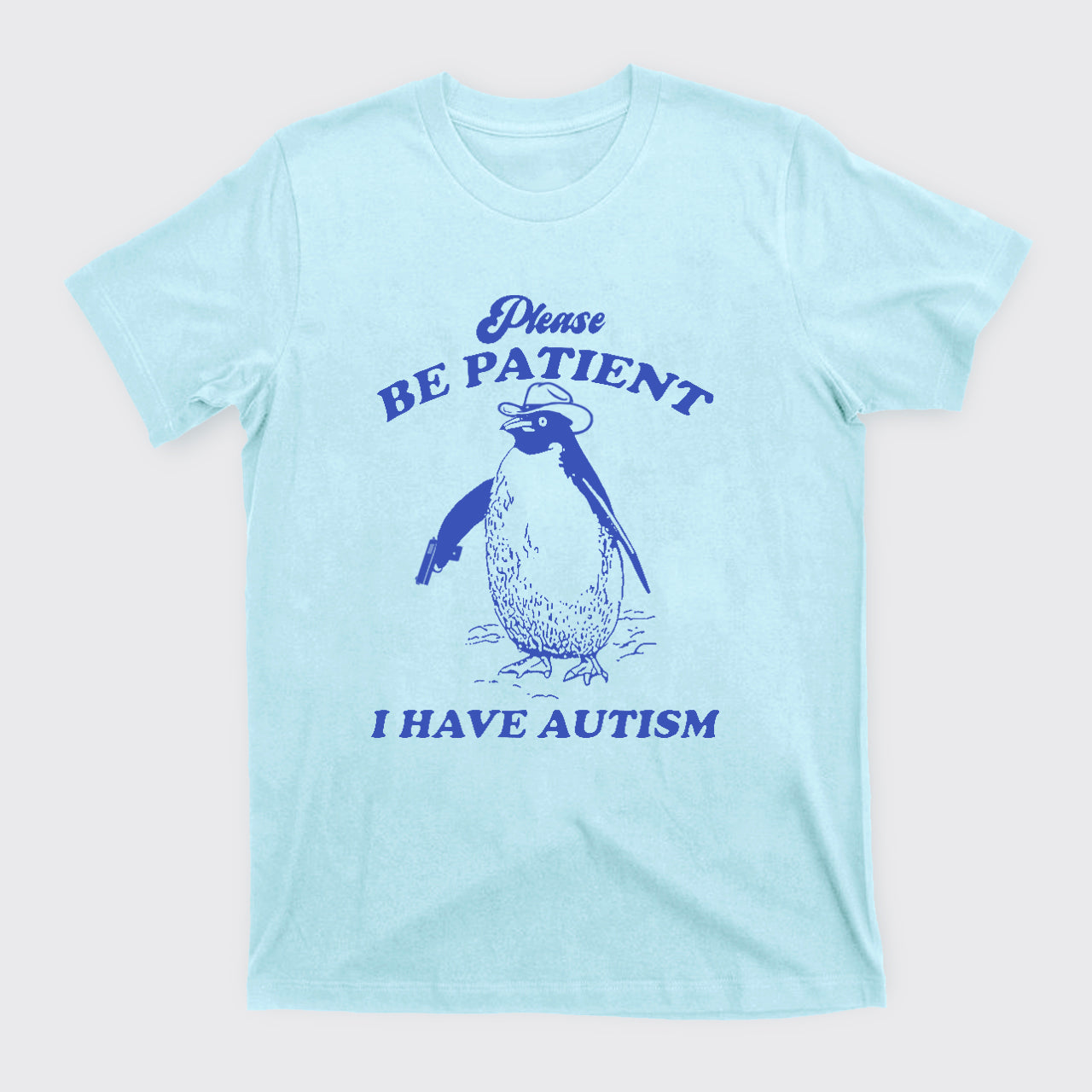 Retro Penguin-Please Be Patient T-Shirts