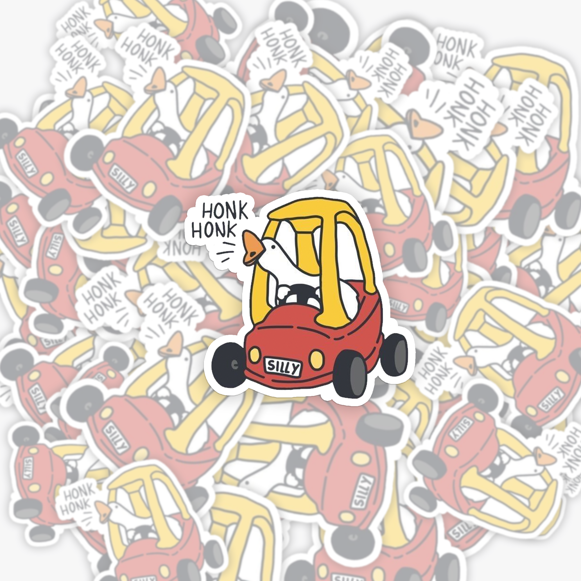 Silly Honk Honk_Cowboybay Sticker