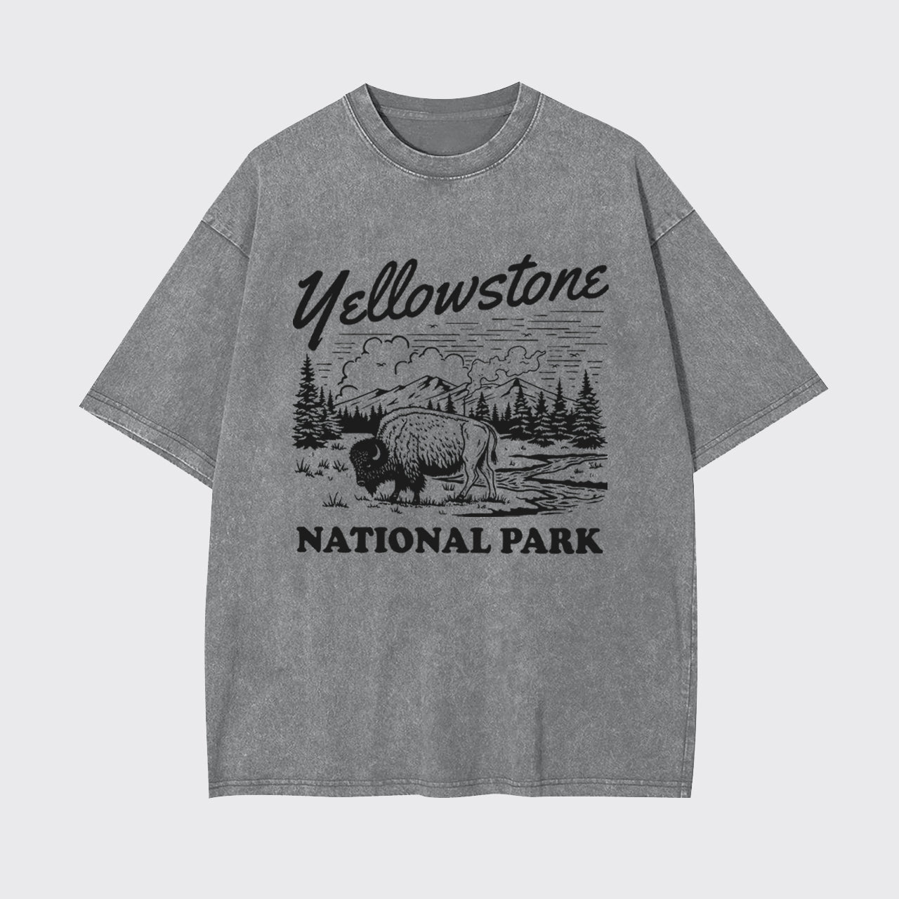 Yellowstone National Park Garment-dye Tees
