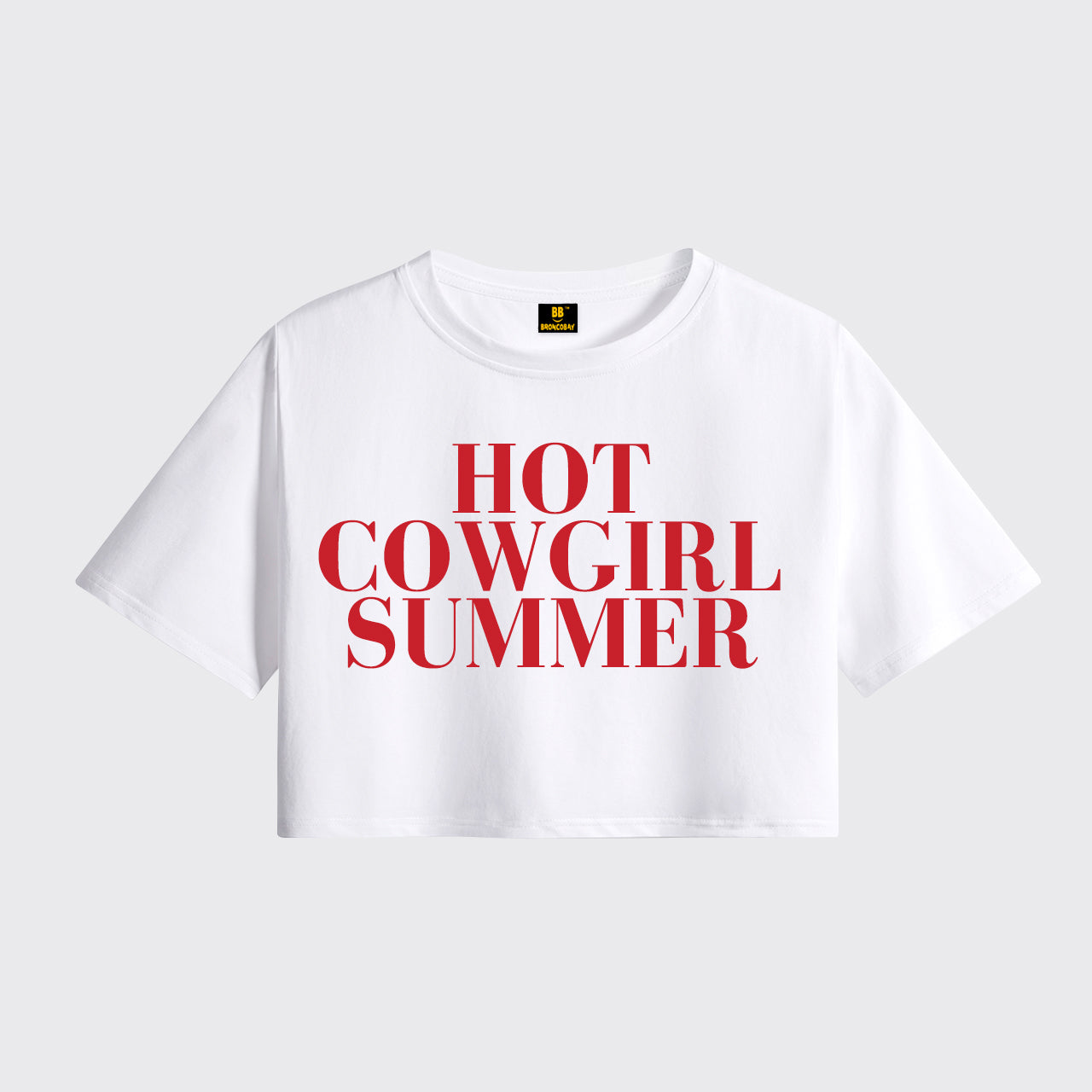 Hot Cowgirl Summer Cropped Boxy Tee
