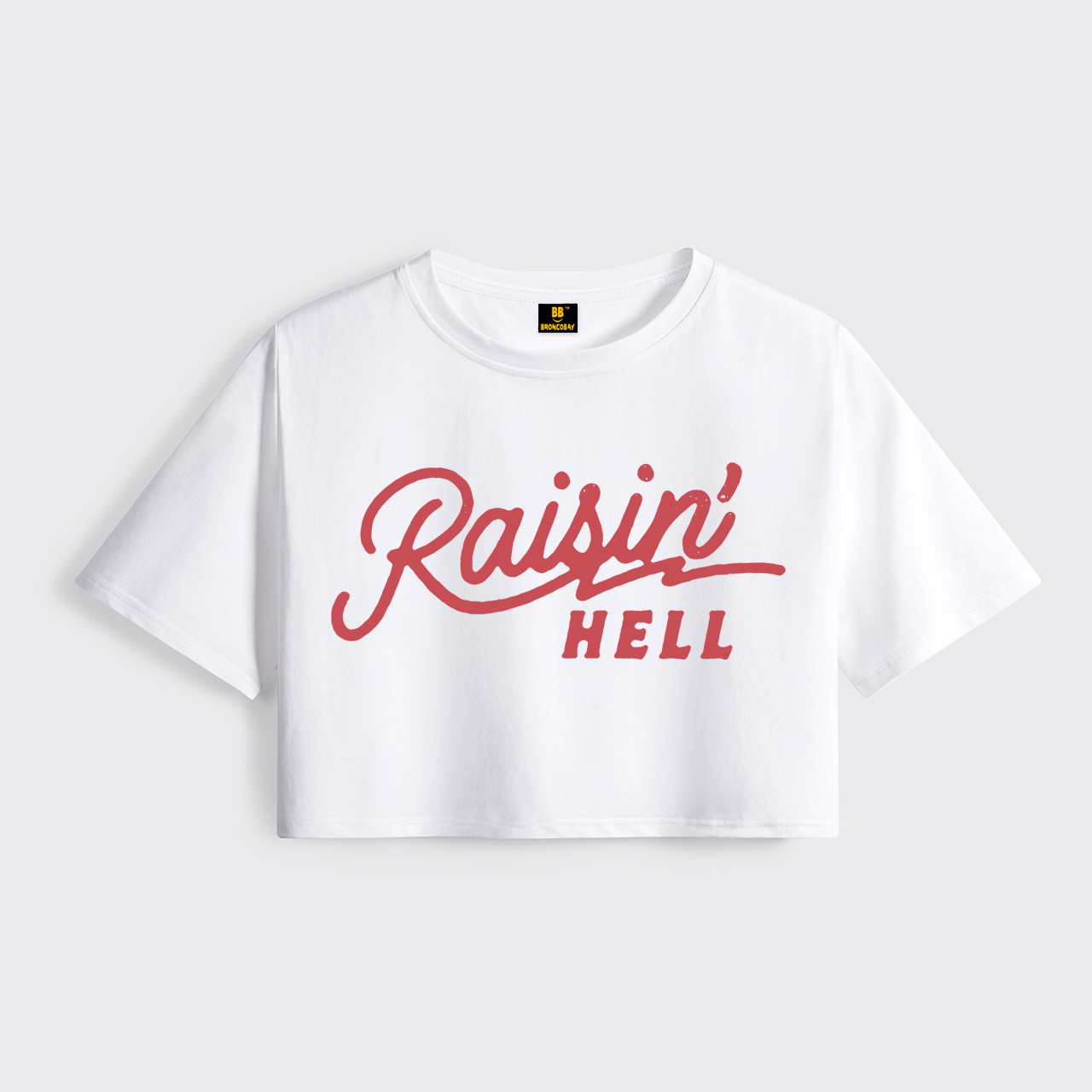 Raisin' Hell Cropped Boxy Tee