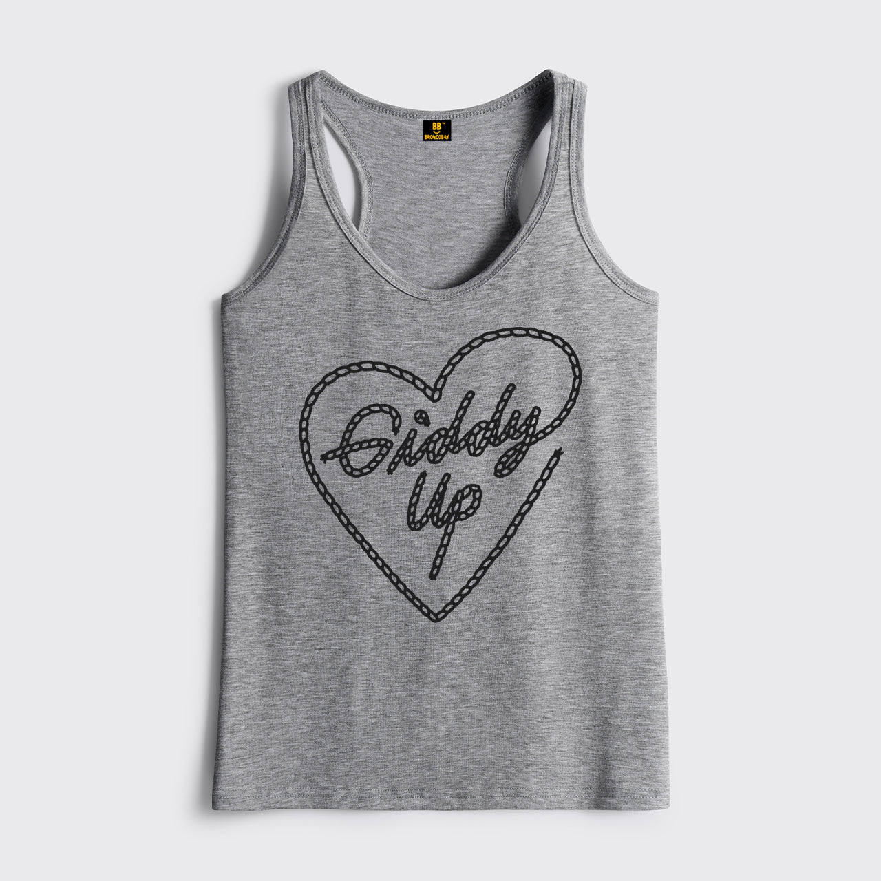 Giddy Up Heartfelt Western Classic Tanks