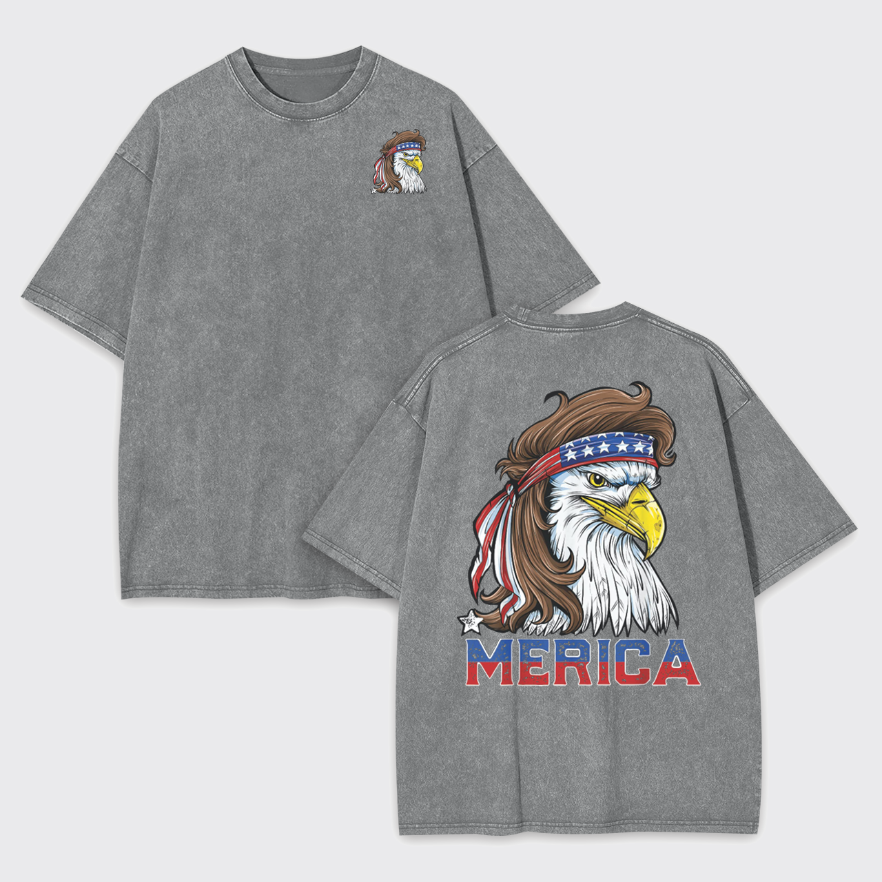 Patriotic-4th Of July Garment-dye Tees