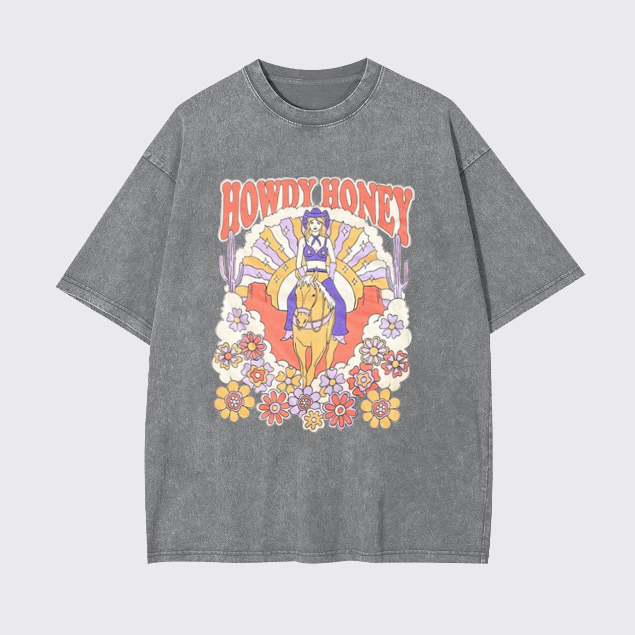 Retro Howdy Honey Garment-dye Tees