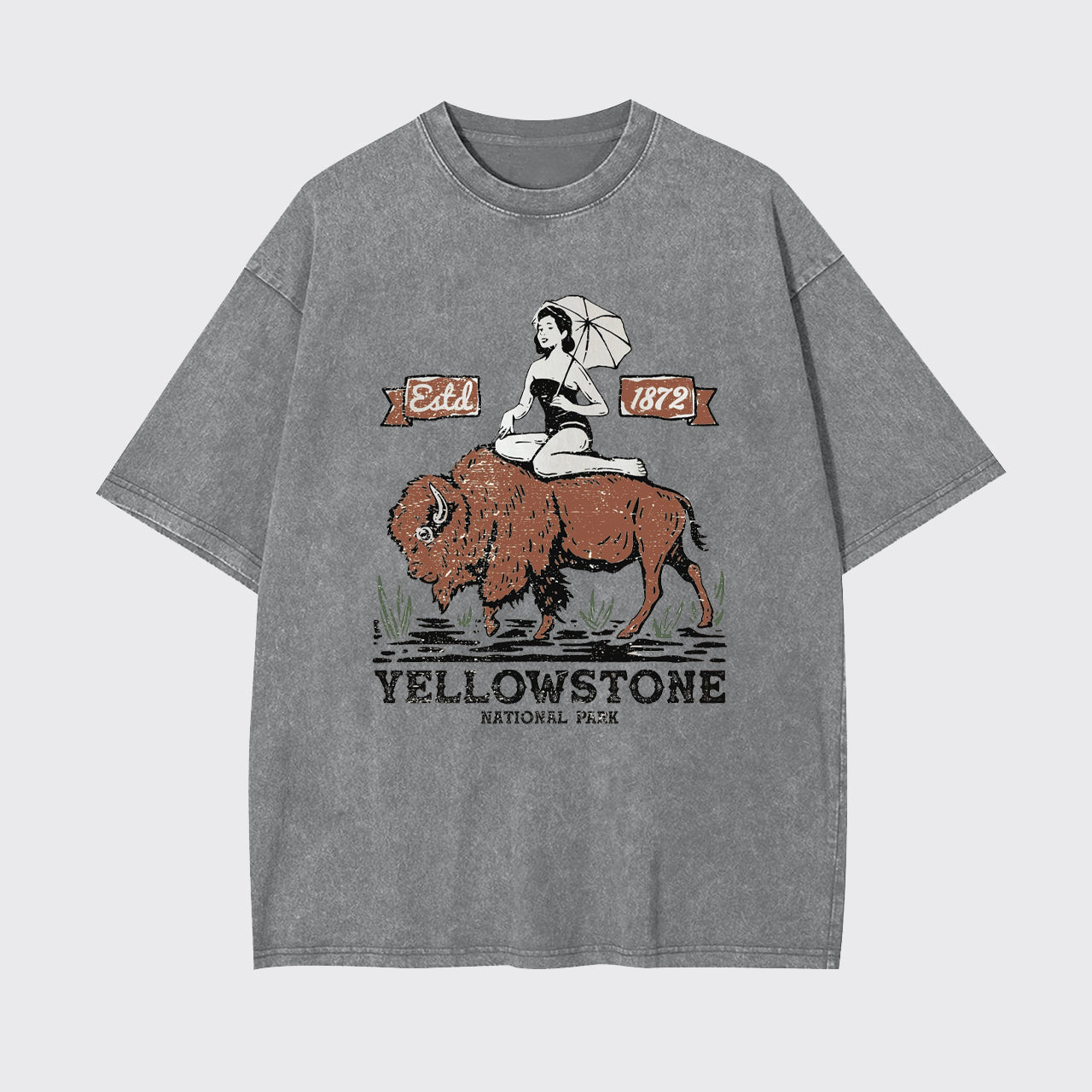 Vintage Yellowstone National Park Garment-dye Tees