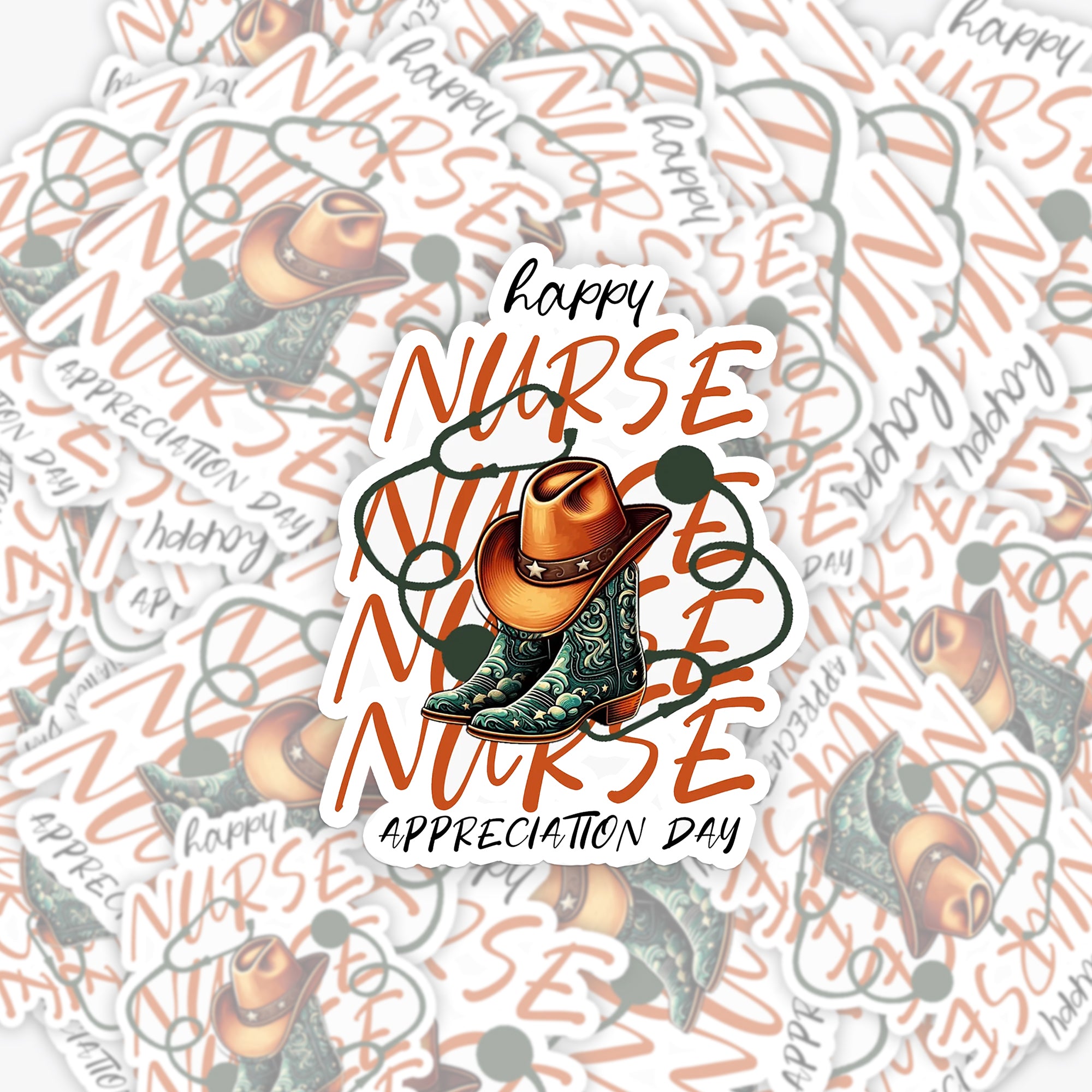 Happy_Cowboybay Sticker