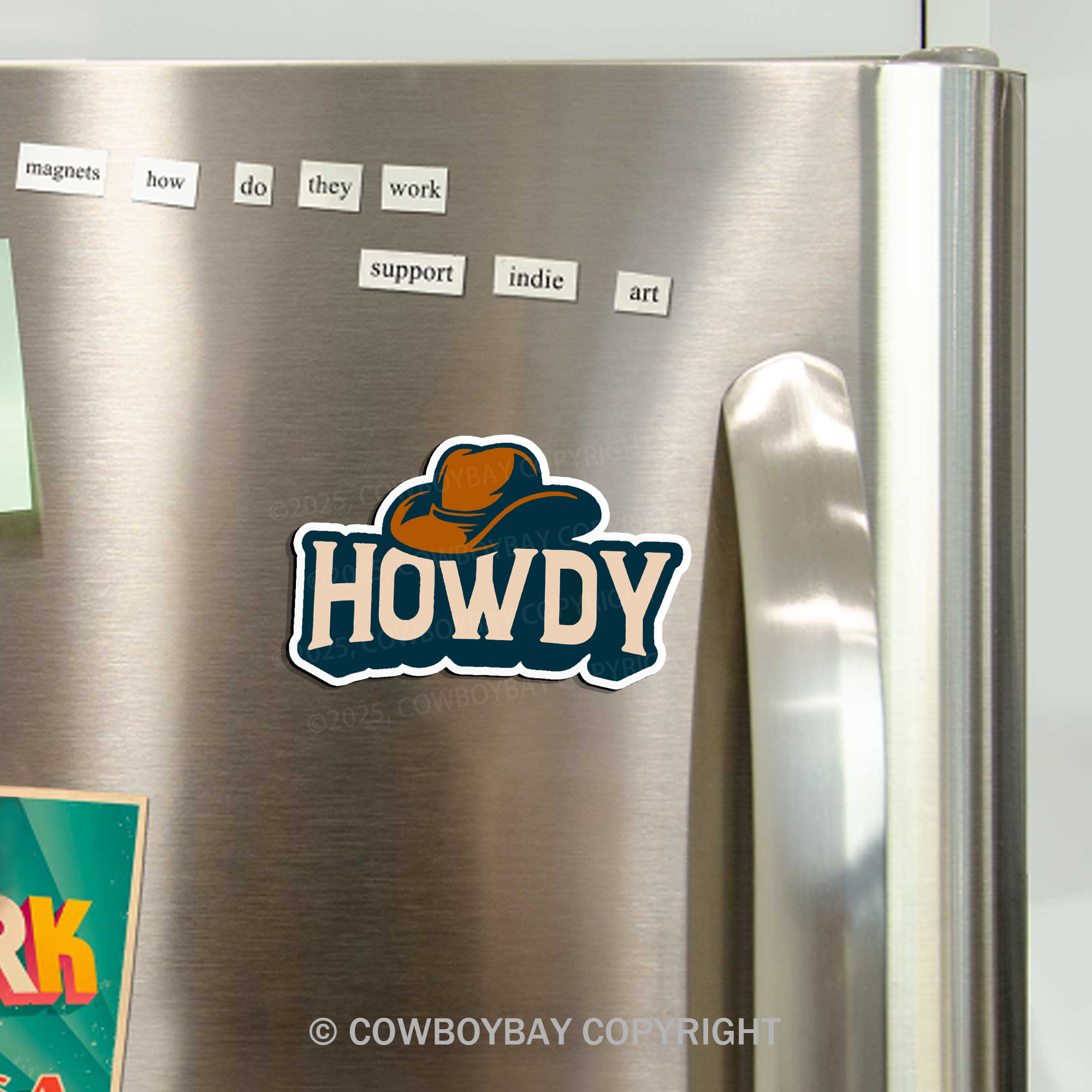 Western Cowboy Fridge Magnet_3