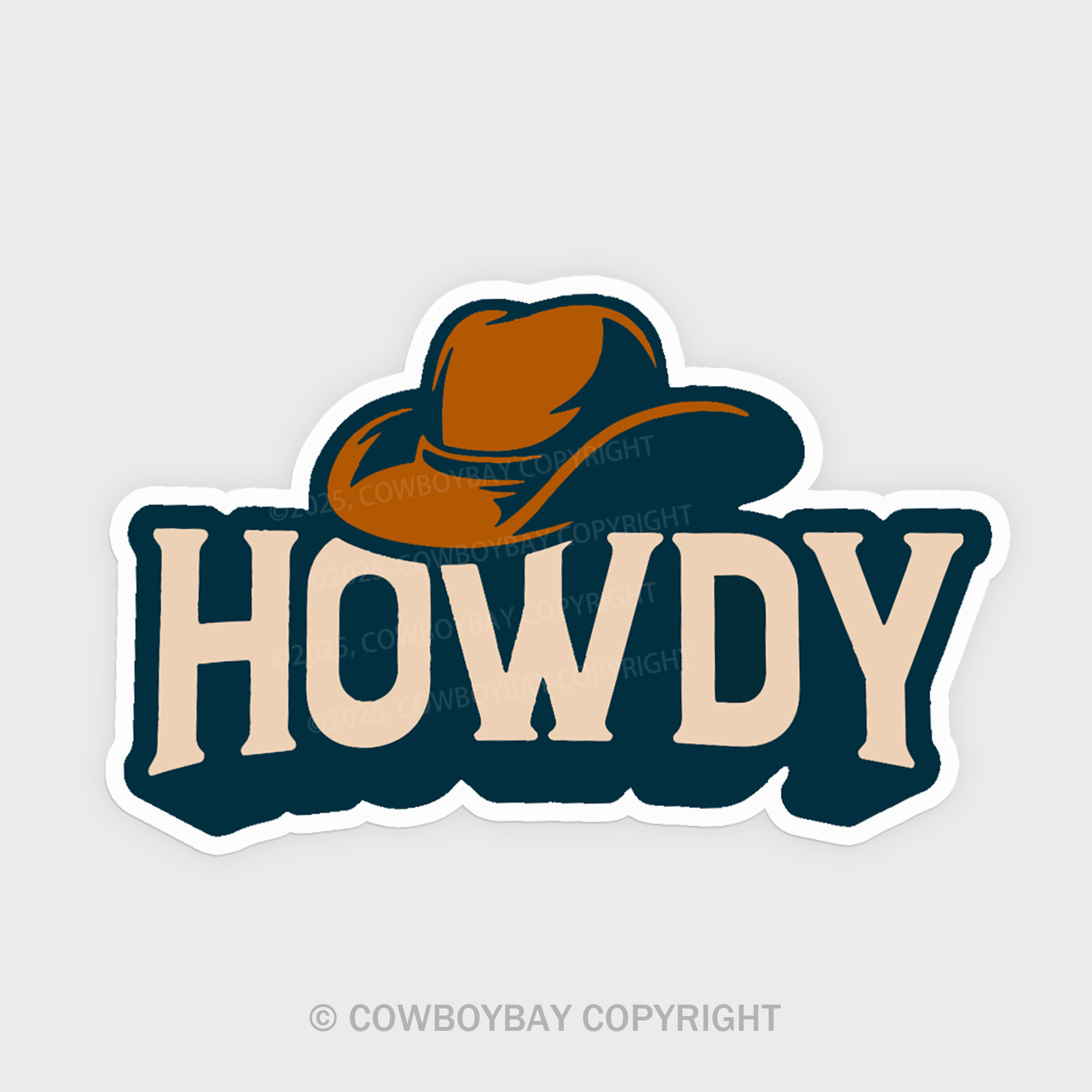 Western Cowboy Fridge Magnet_3