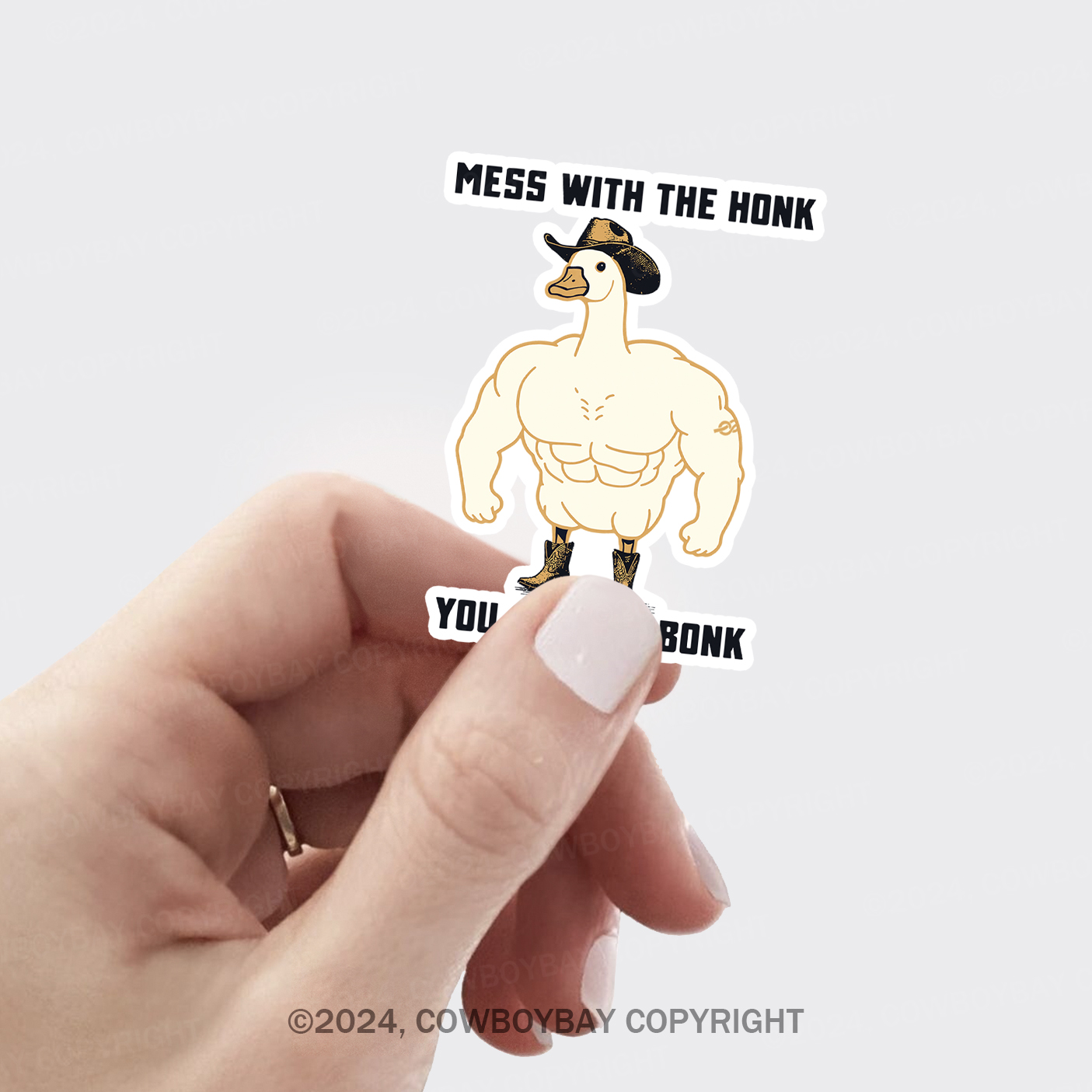 Mess with the Honk You Get the Bonk Sticker 