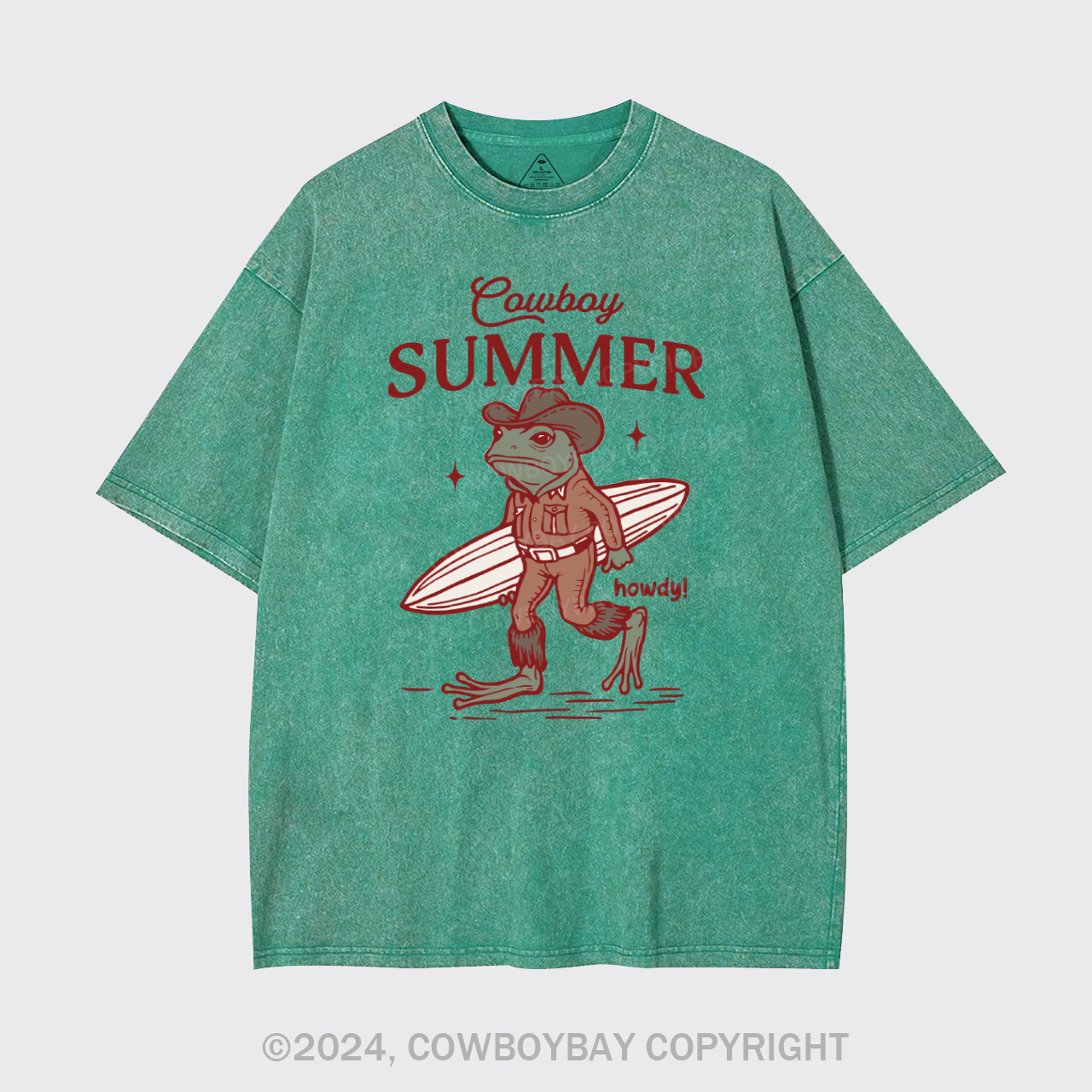 Retro Cowboy Summer Garment-dye Tees