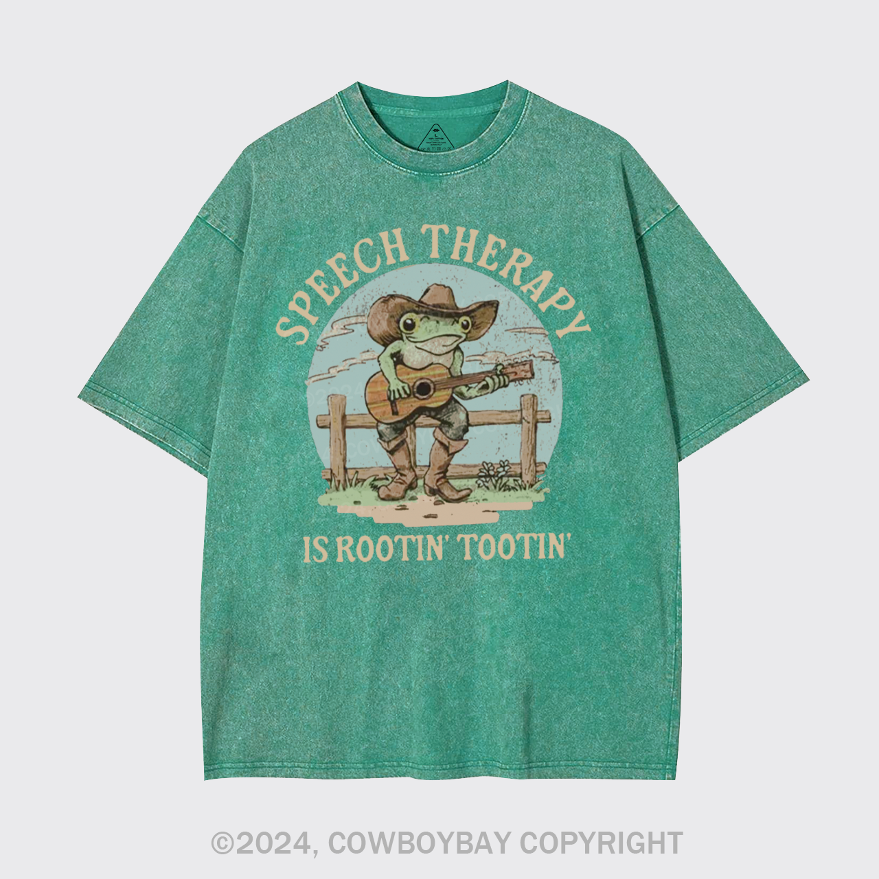 Speech Therapy Is Rootin' Tootin' Garment-dye Tees
