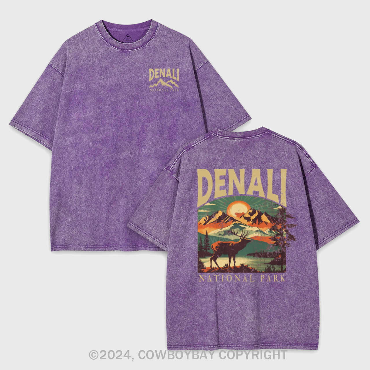 Denali National Park Garment-dye Tees