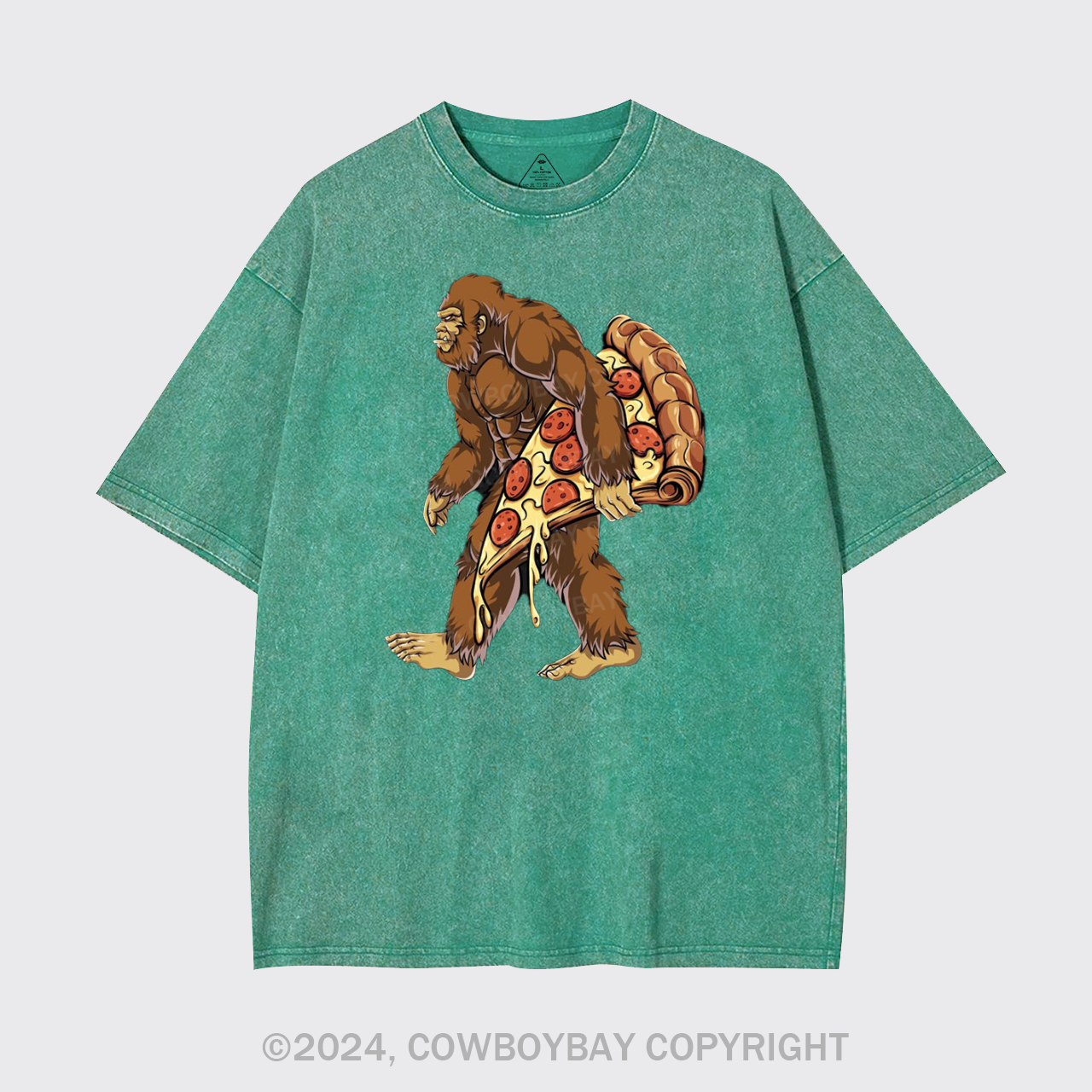 Bigfoot Pizza Garment-dye Tees