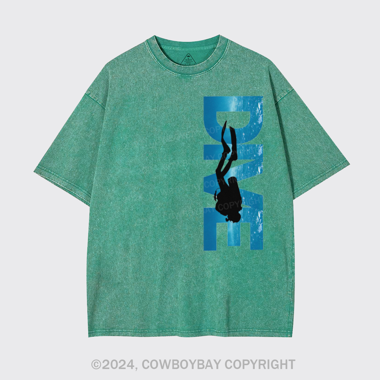 Funny Diving Garment-dye Tees