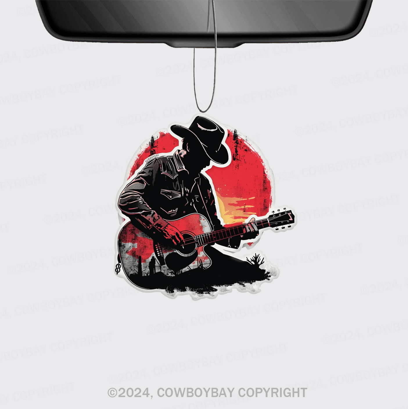 Western Country Music Car Air Freshener