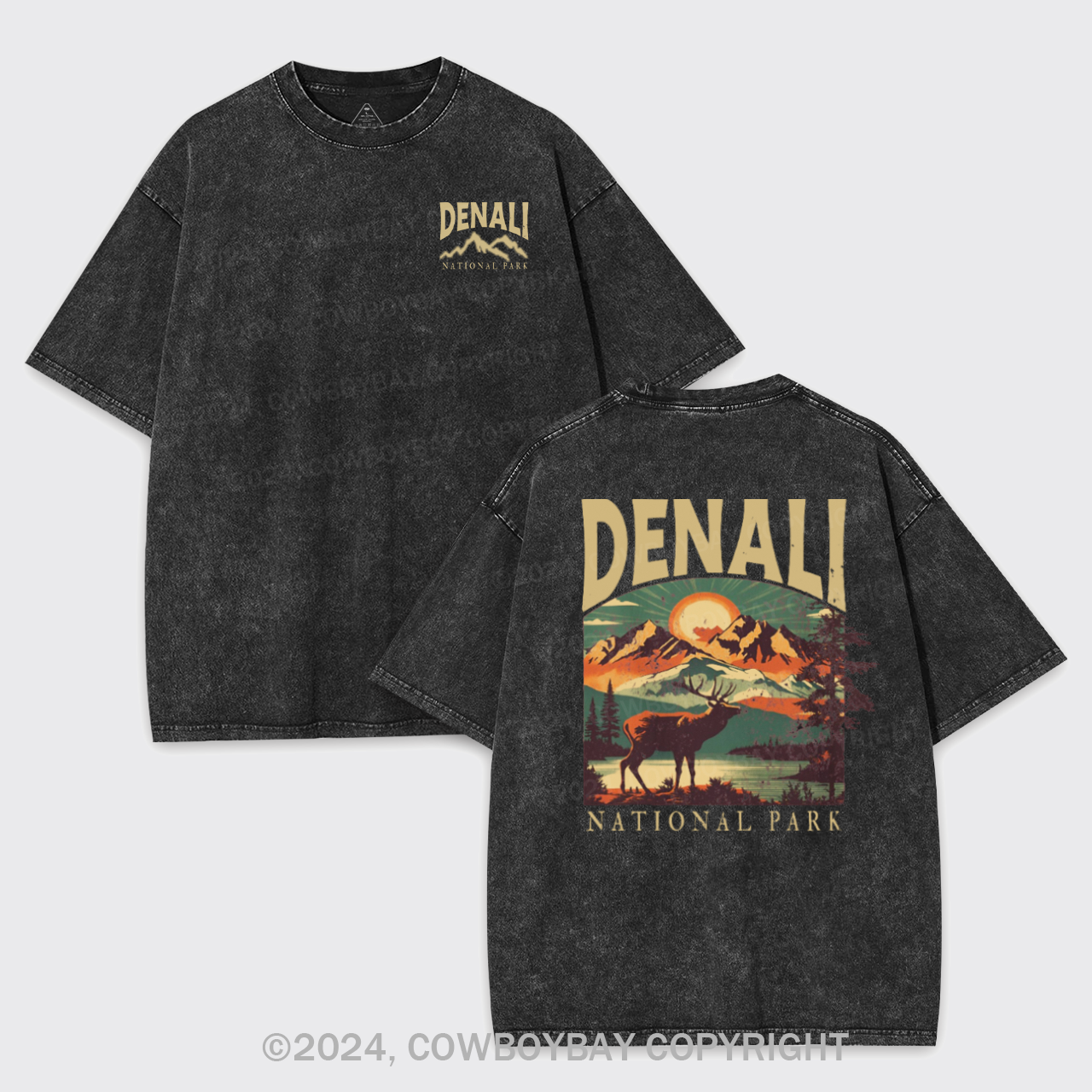 Denali National Park Garment-dye Tees