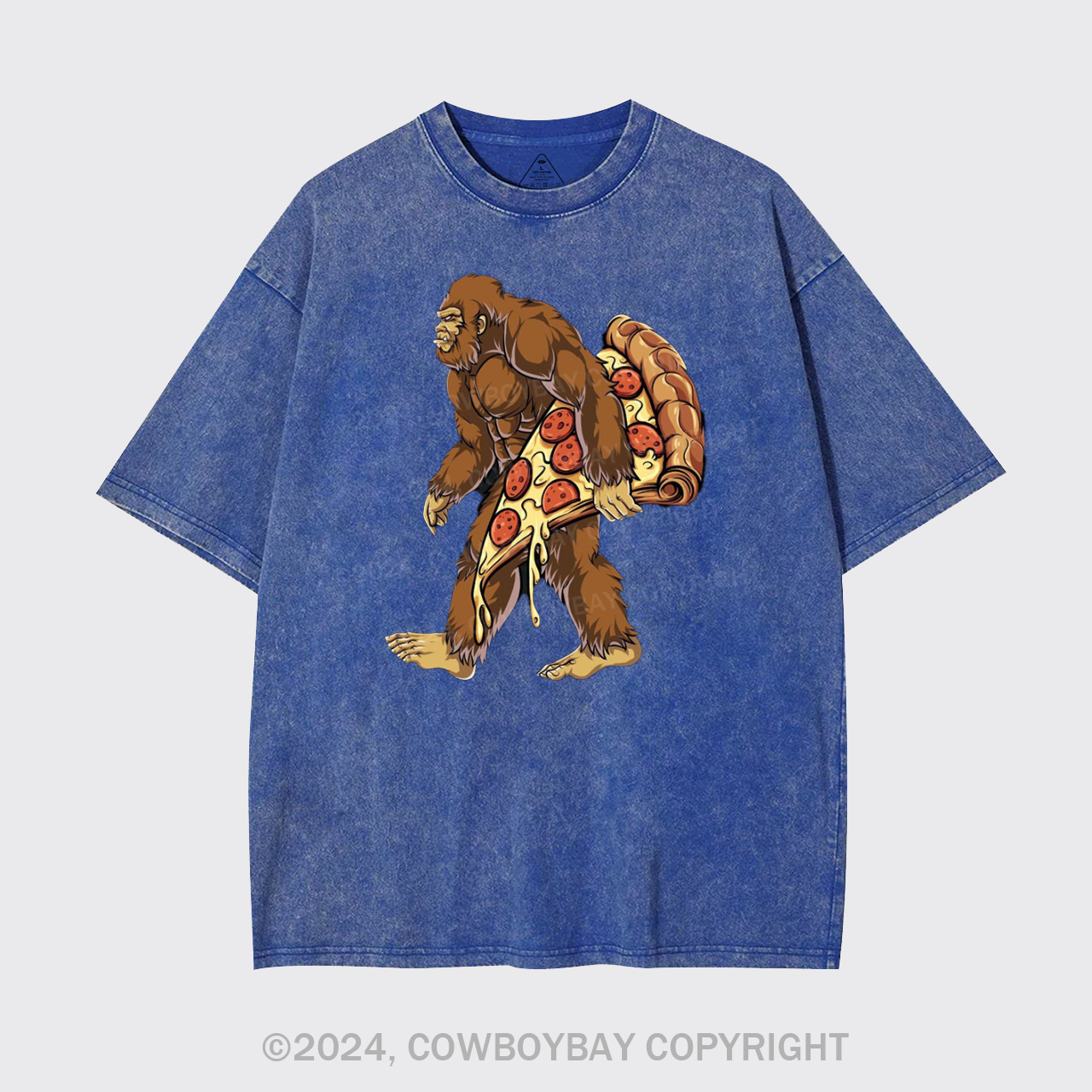 Bigfoot Pizza Garment-dye Tees