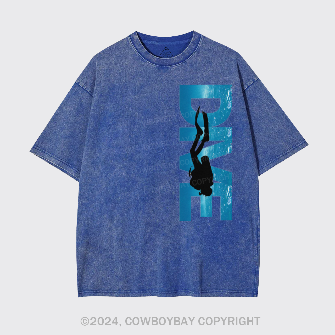 Funny Diving Garment-dye Tees