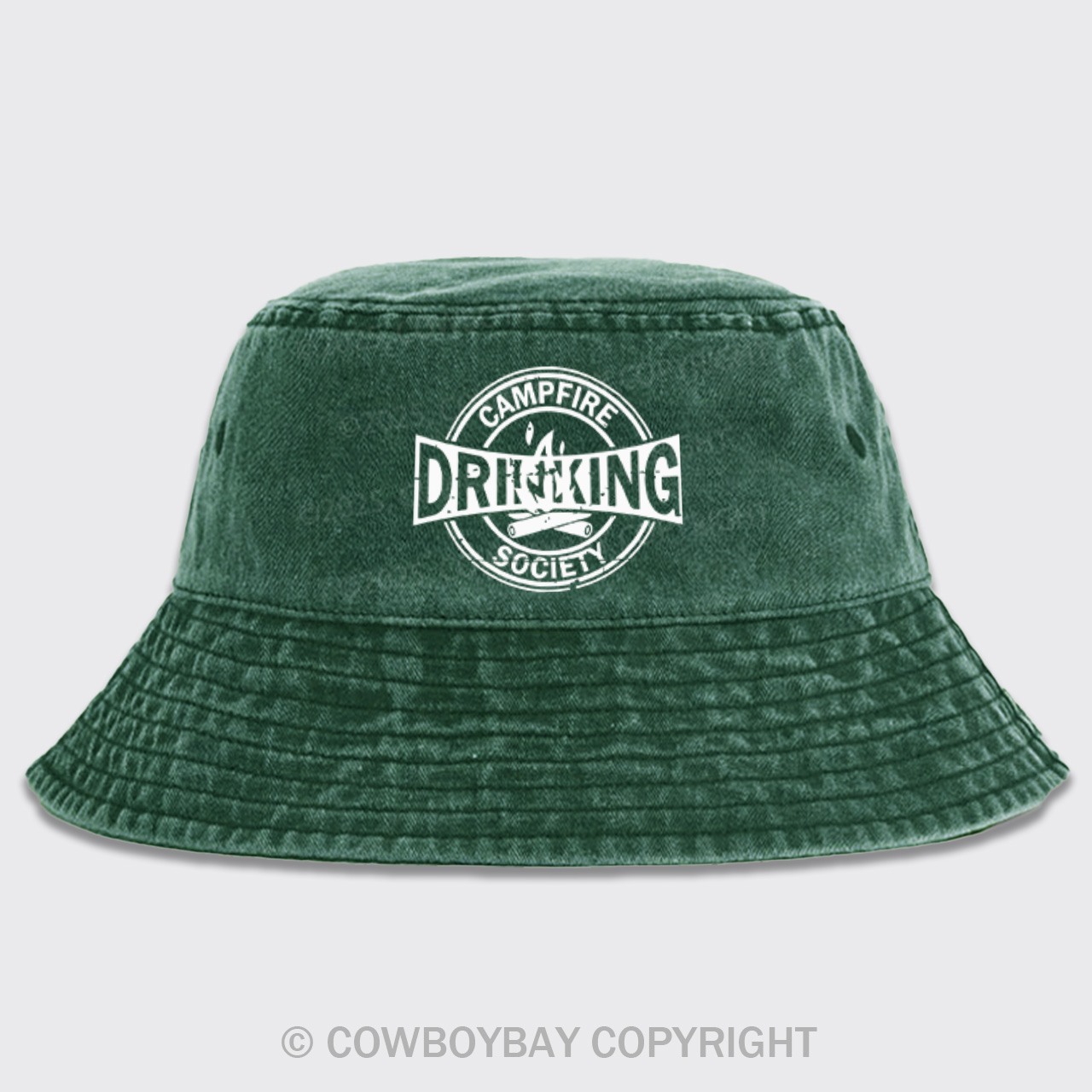 Campfire Drinking Society Bucket Hat