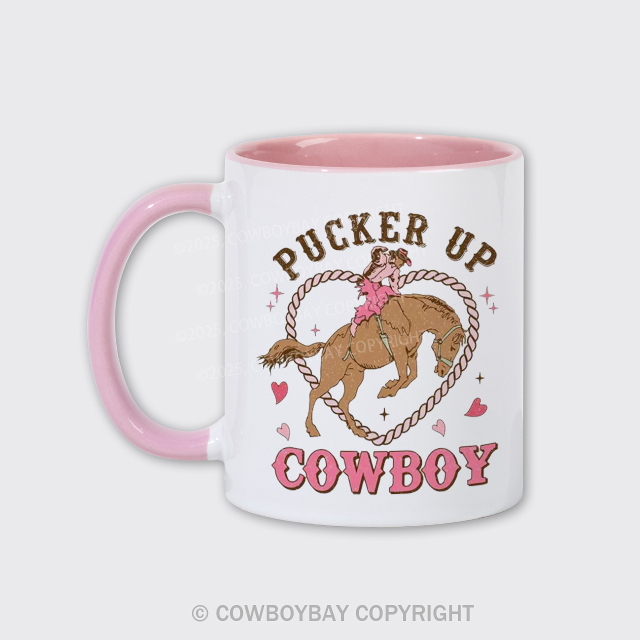 Pucker Up Cowboy Mug