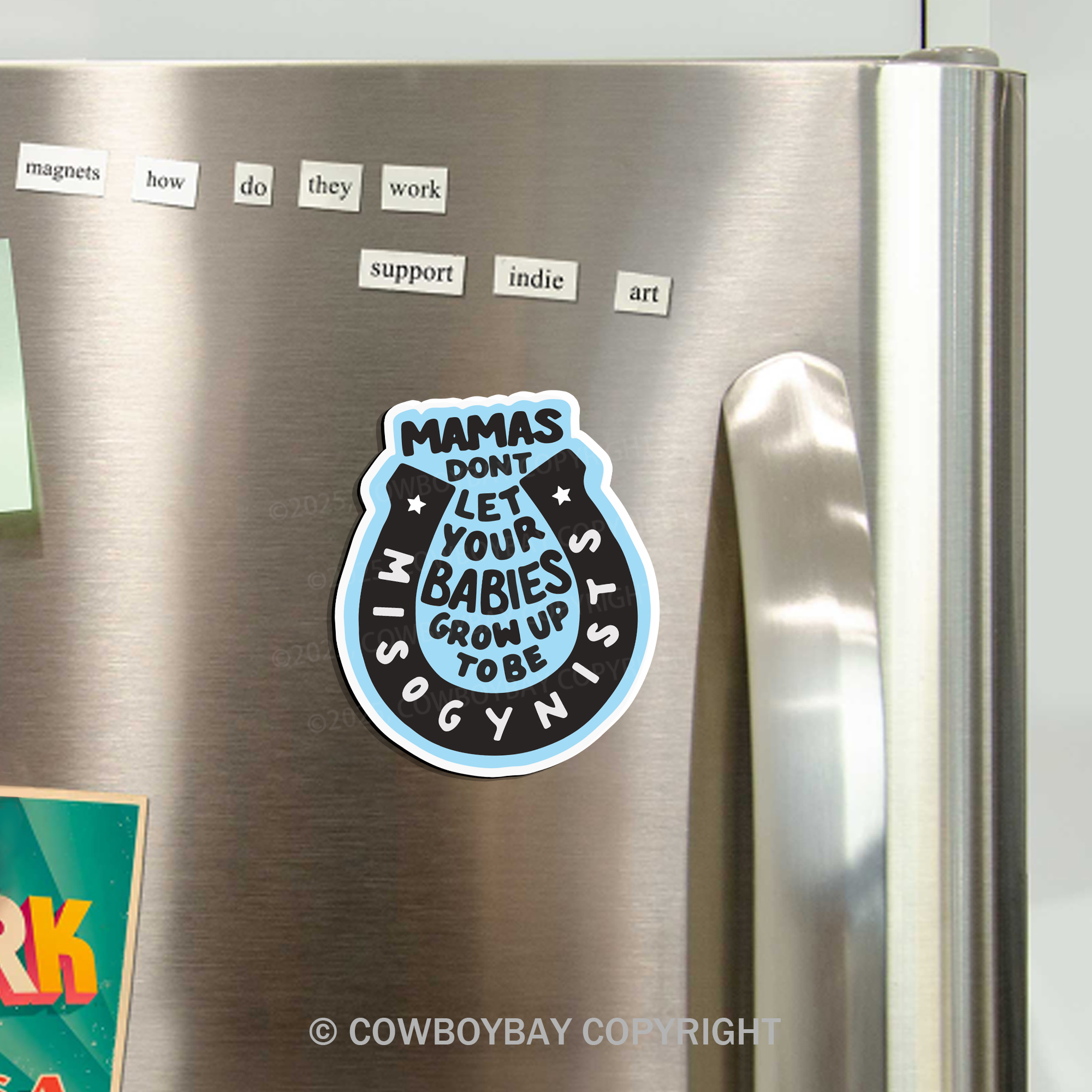 Western Cowboy Fridge Magnet_2