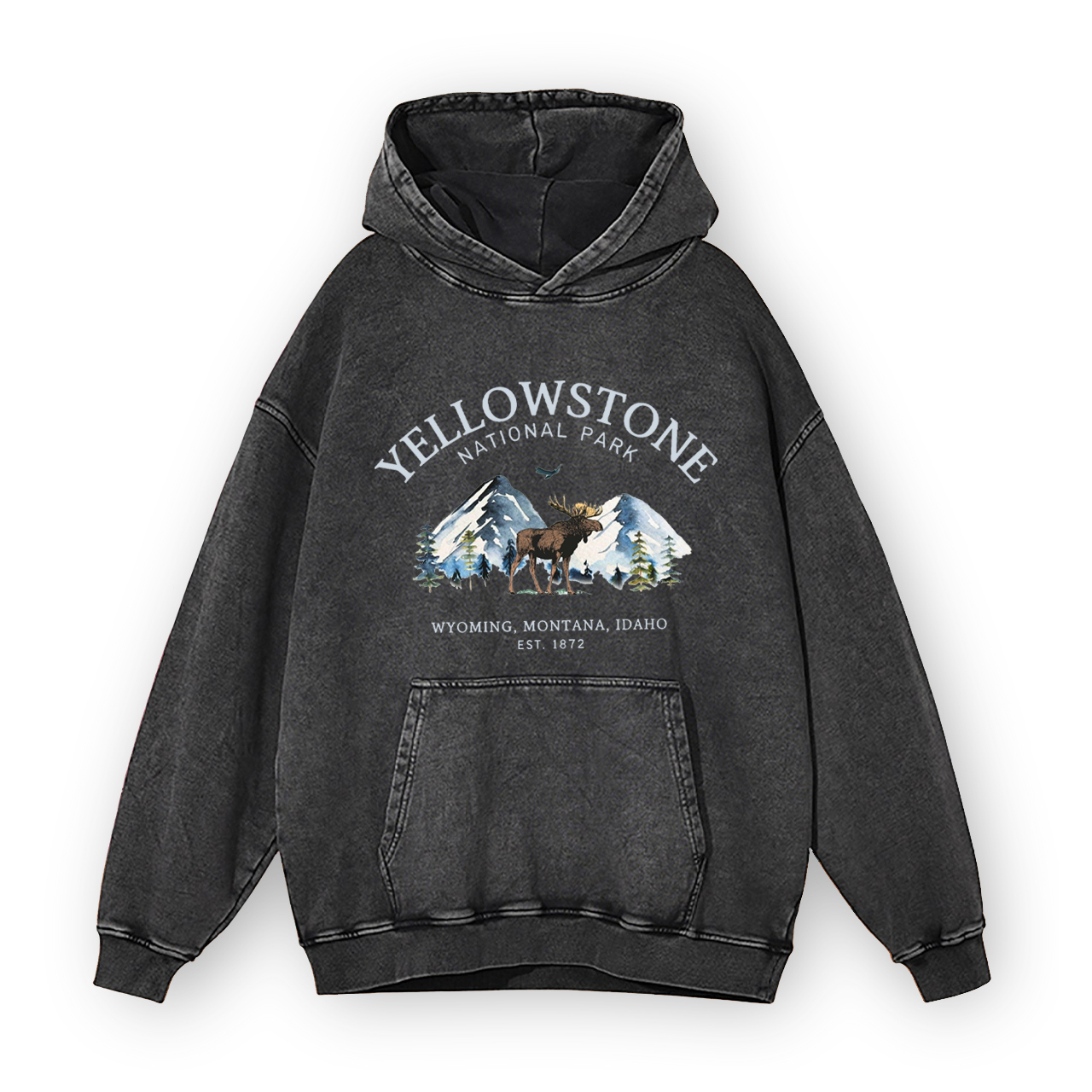 Yellowstone National Park Garment-Dye Hoodies