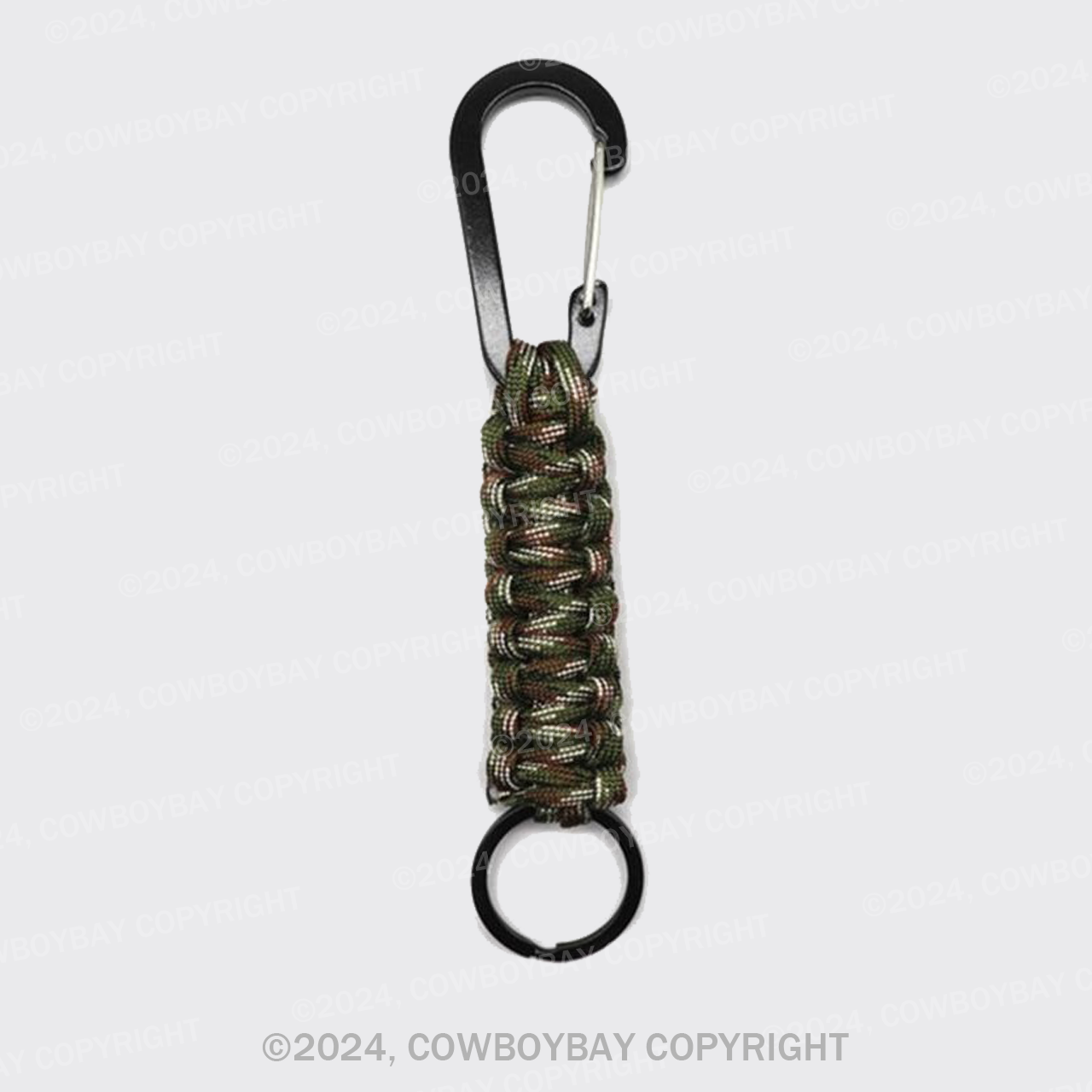 Outdoor Emergency Survival Hiking Buckle Keychain